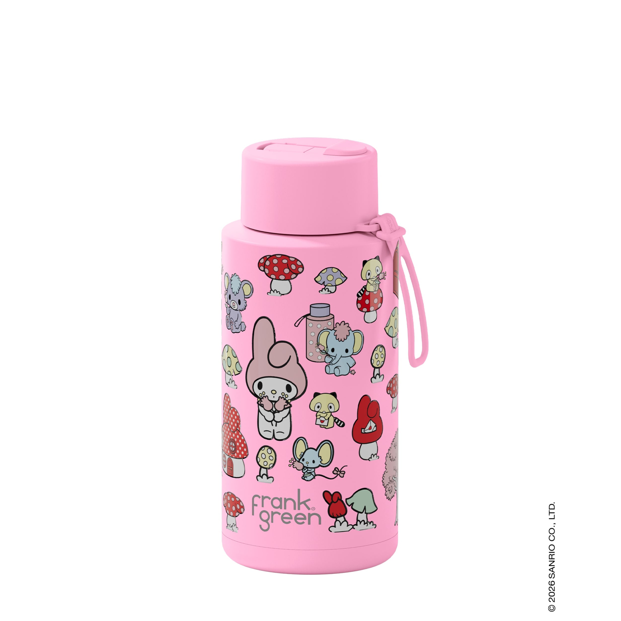 frank green 34oz Reusable Bottle My Melody with Flip Straw Lid