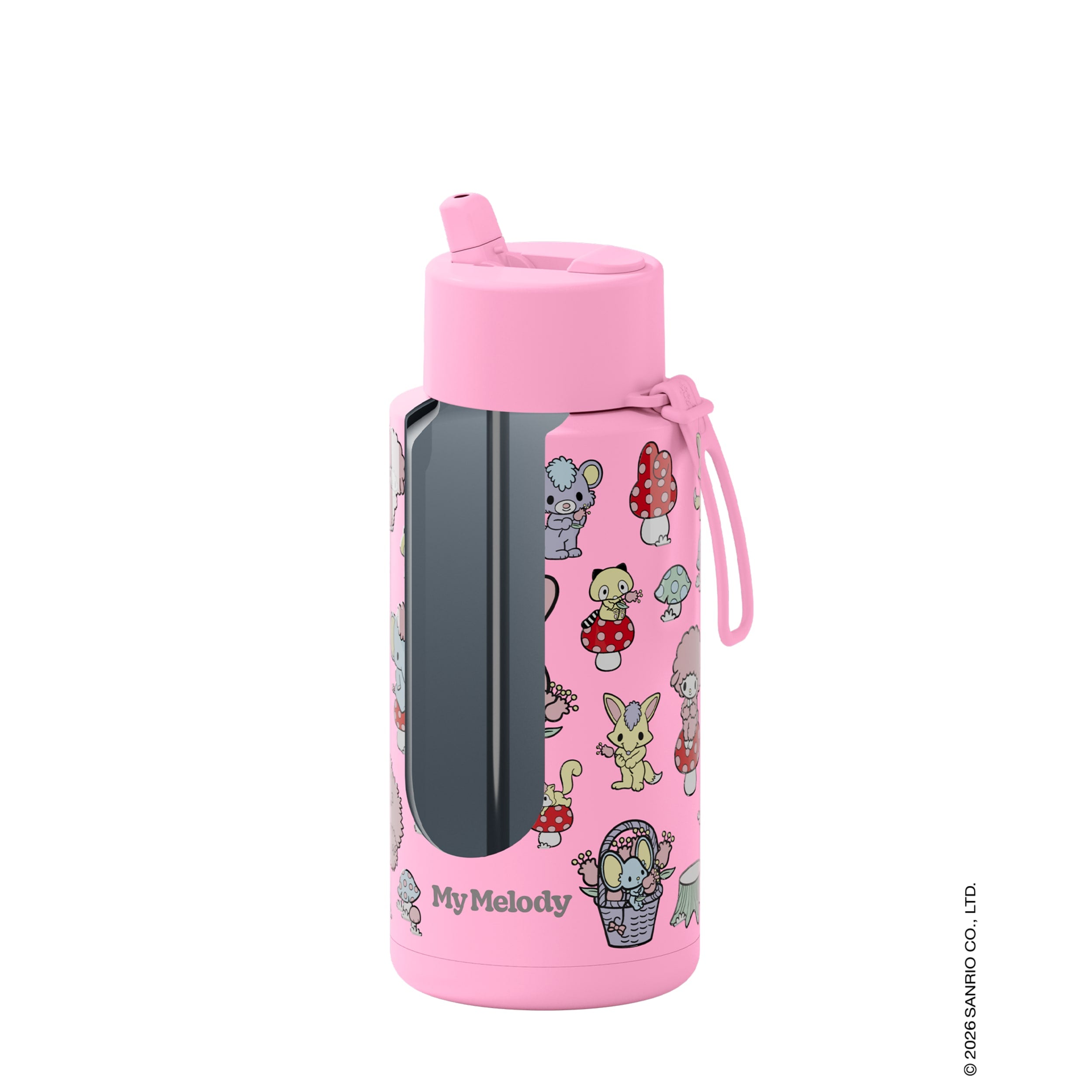 frank green 34oz Reusable Bottle My Melody with Flip Straw Lid