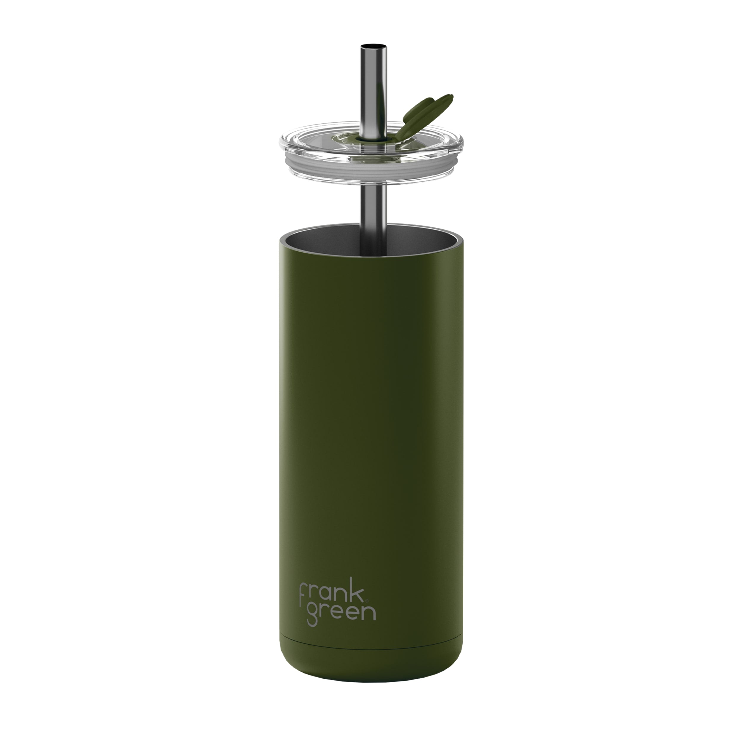 frank green Big Chill Cup with Straw - Khaki