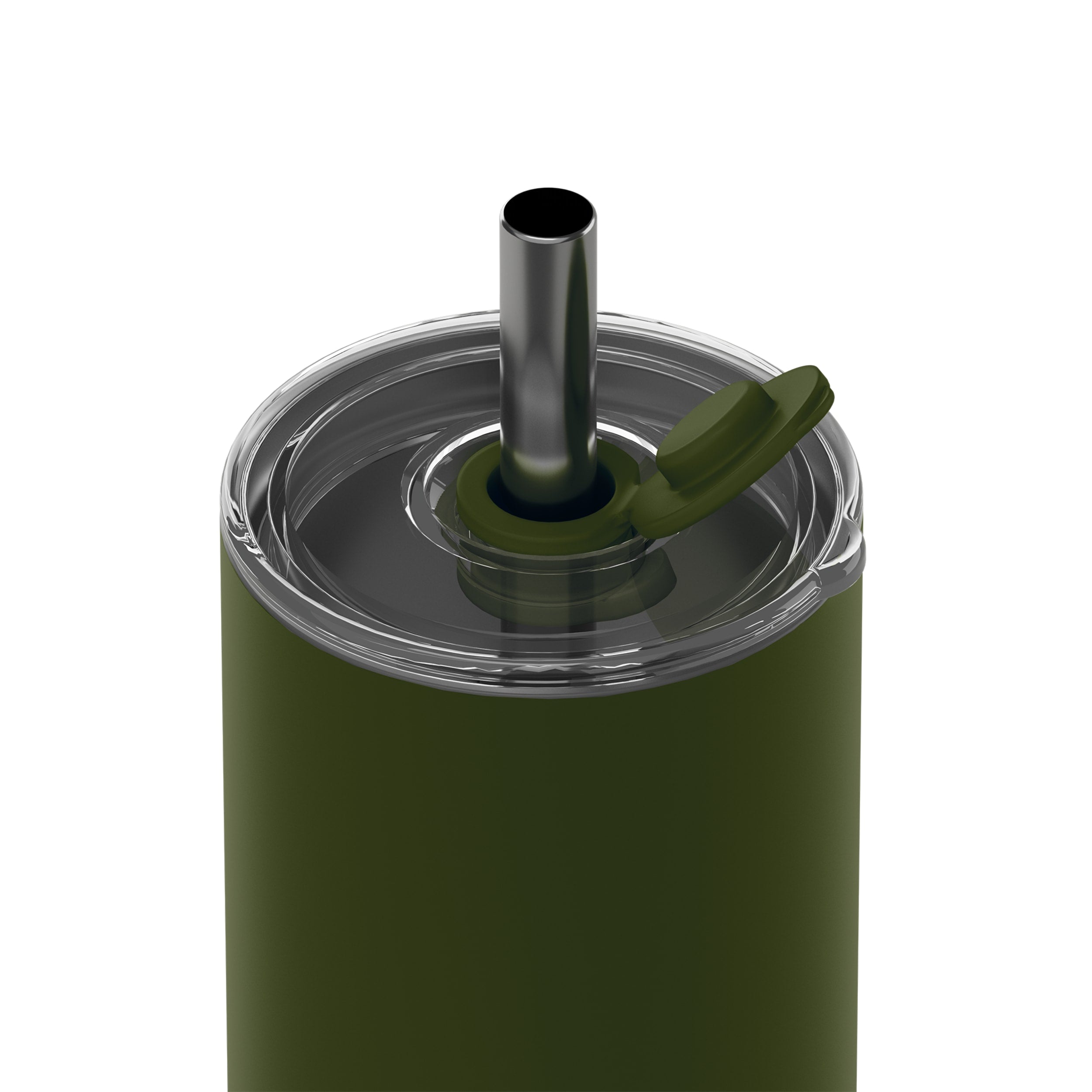 frank green Big Chill Cup with Straw - Khaki