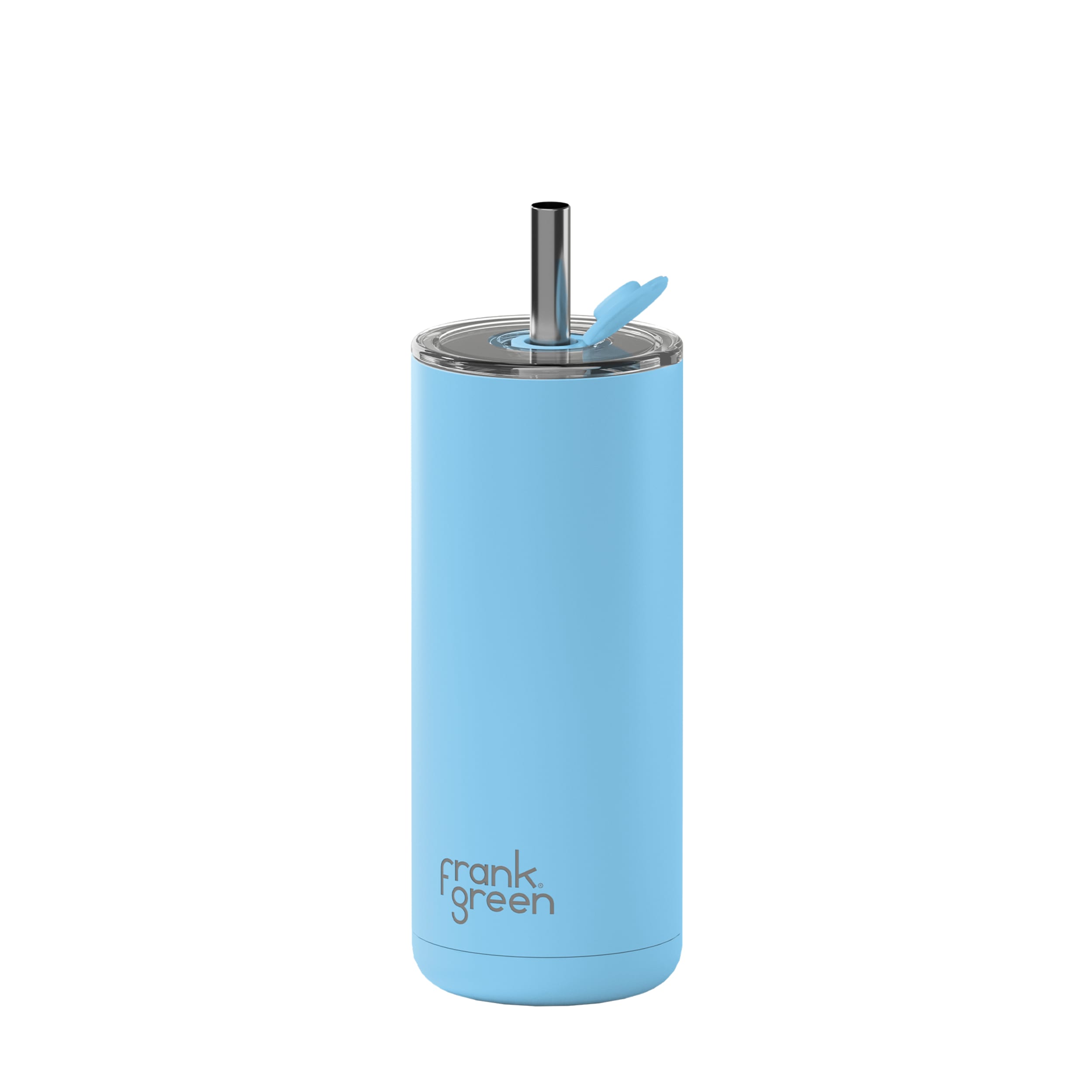 frank green Big Chill Cup with Straw - Sky Blue