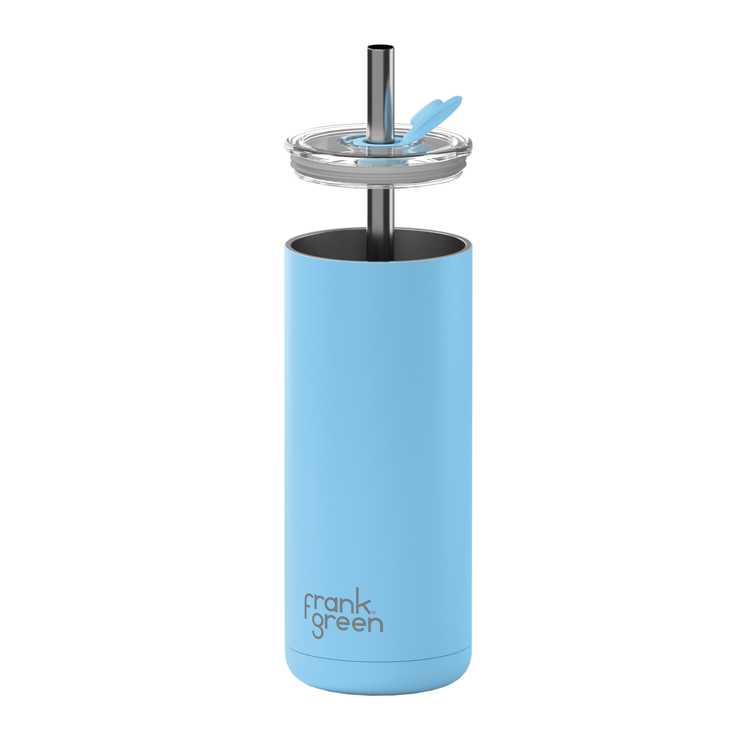 frank green Big Chill Cup with Straw - Sky Blue