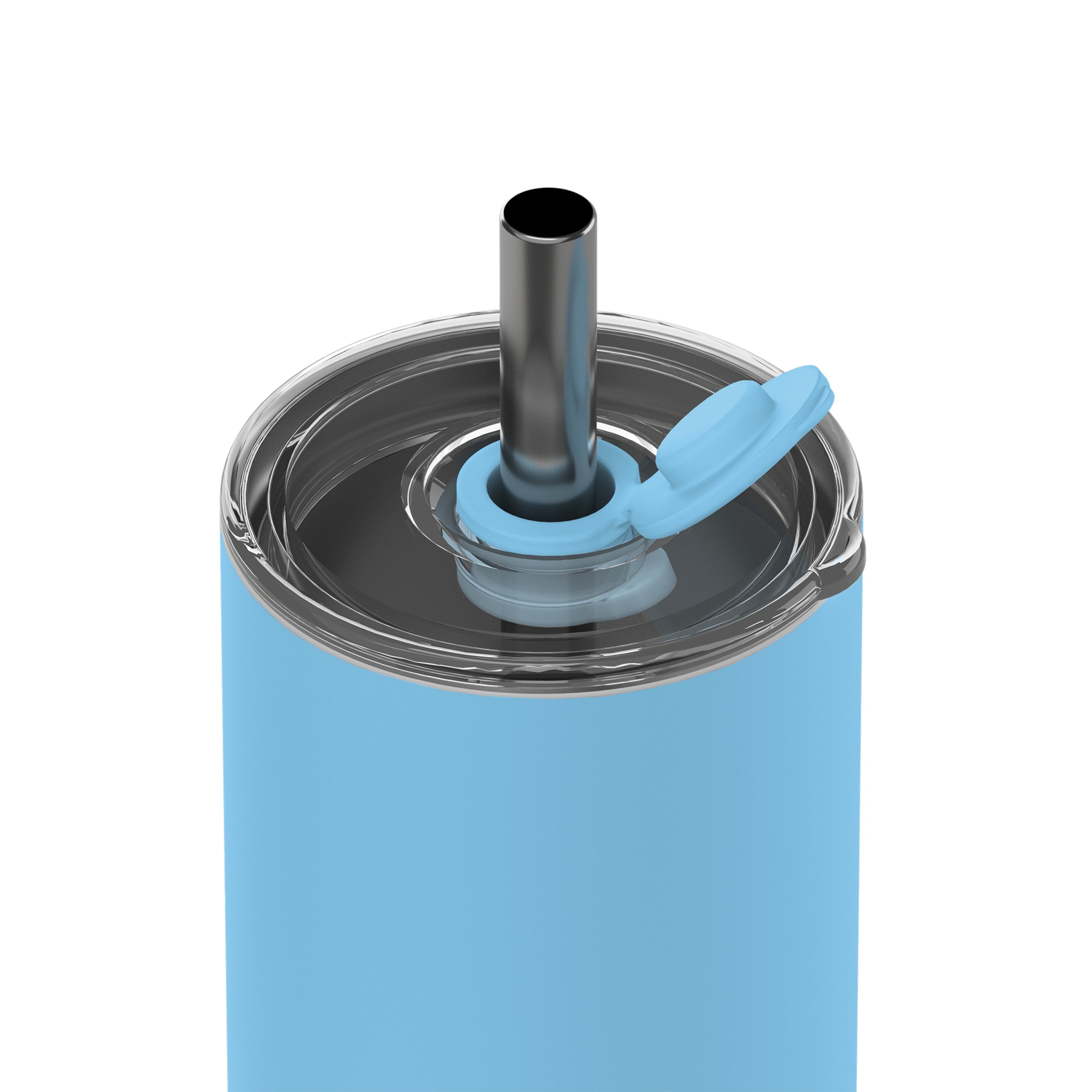 frank green Big Chill Cup with Straw - Sky Blue