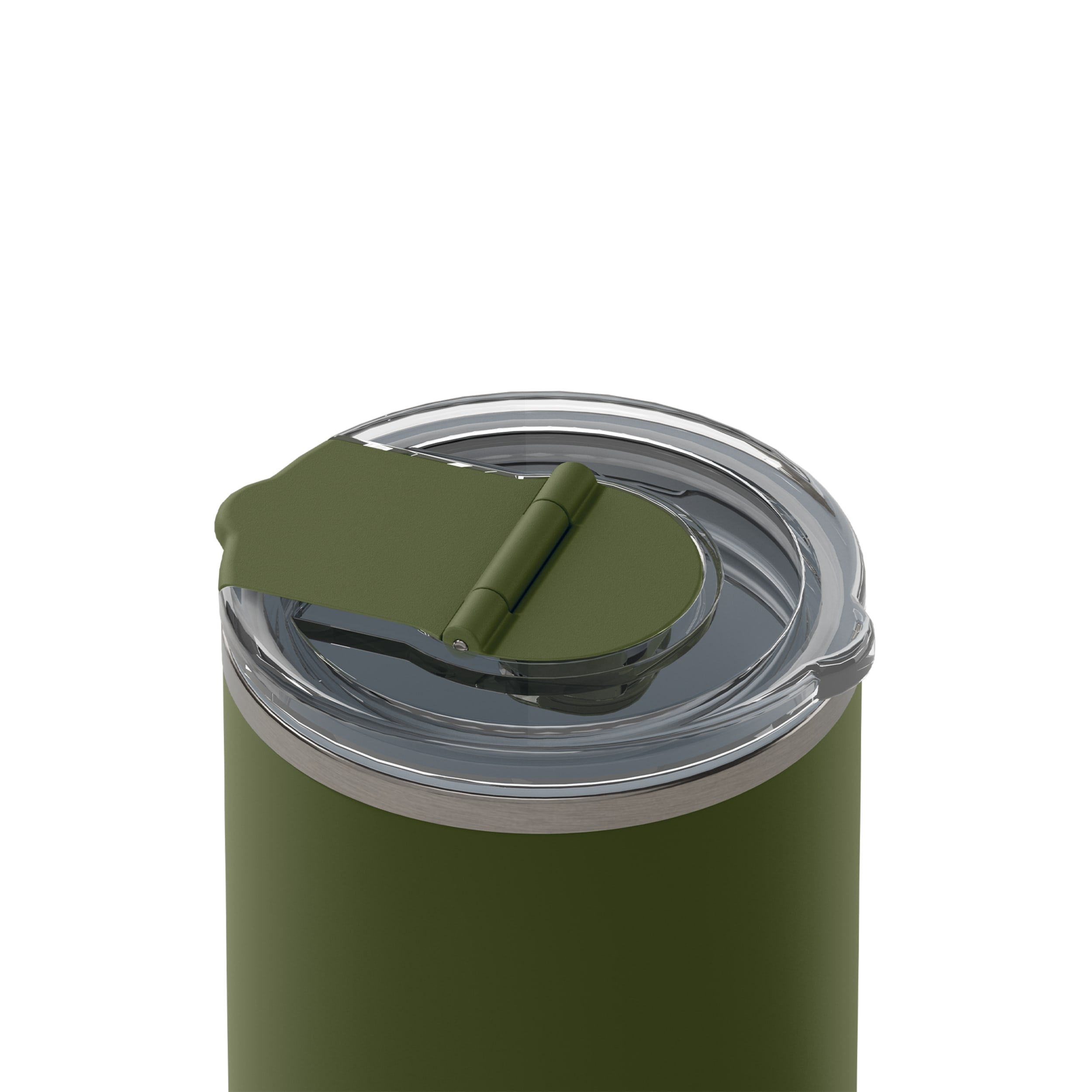 frank green 12oz Ceramic Coffee Cup with Hinged Screw Lid - Khaki