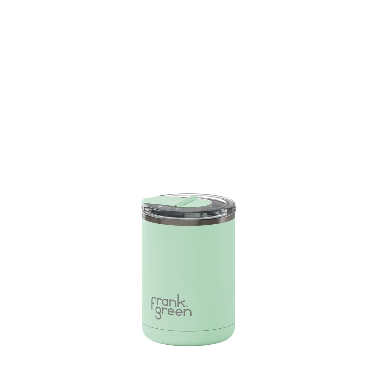 frank green 12oz Ceramic Coffee Cup with Hinged Screw Lid - Mint Gelato