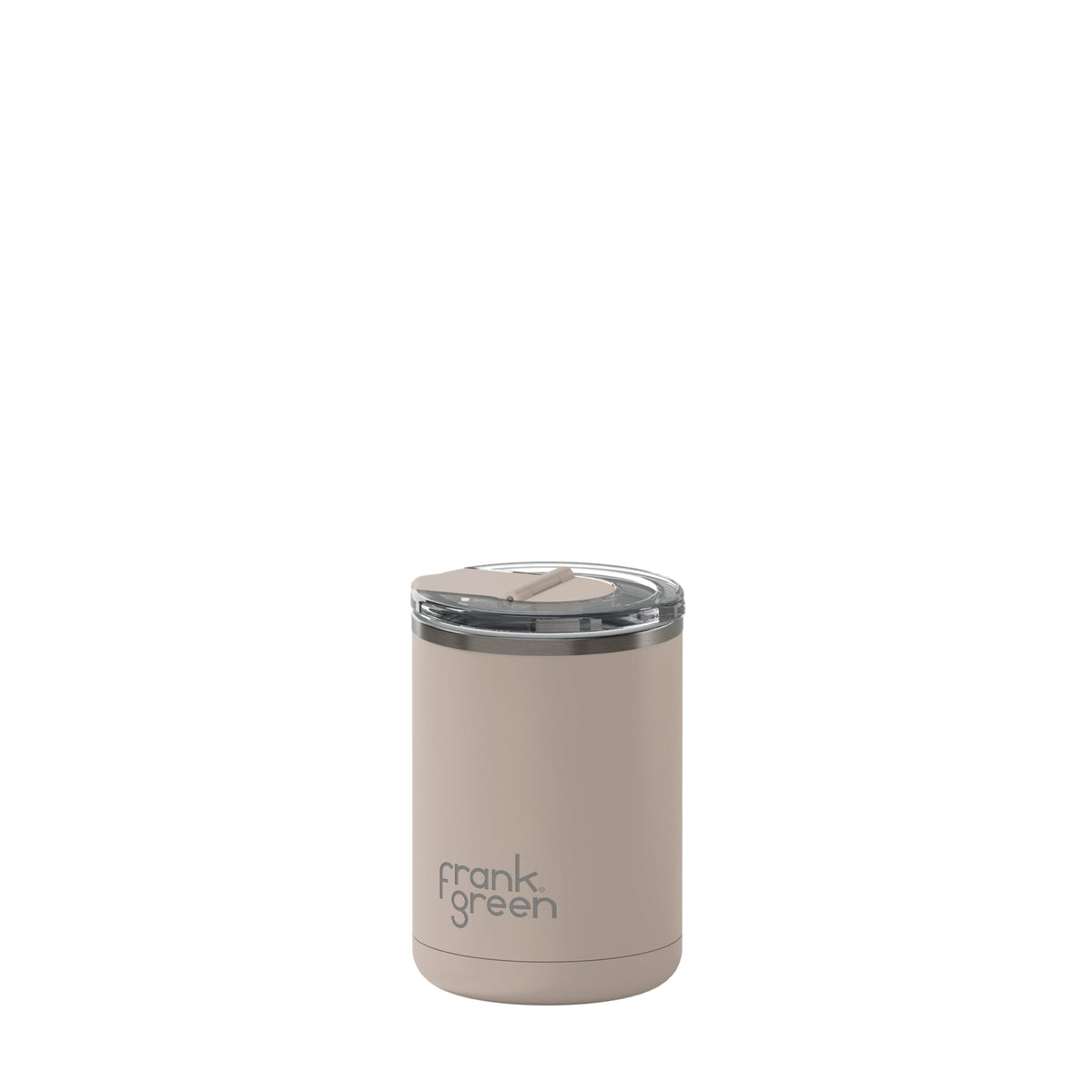 frank green 12oz Ceramic Coffee Cup with Hinged Screw Lid - Moon Dust