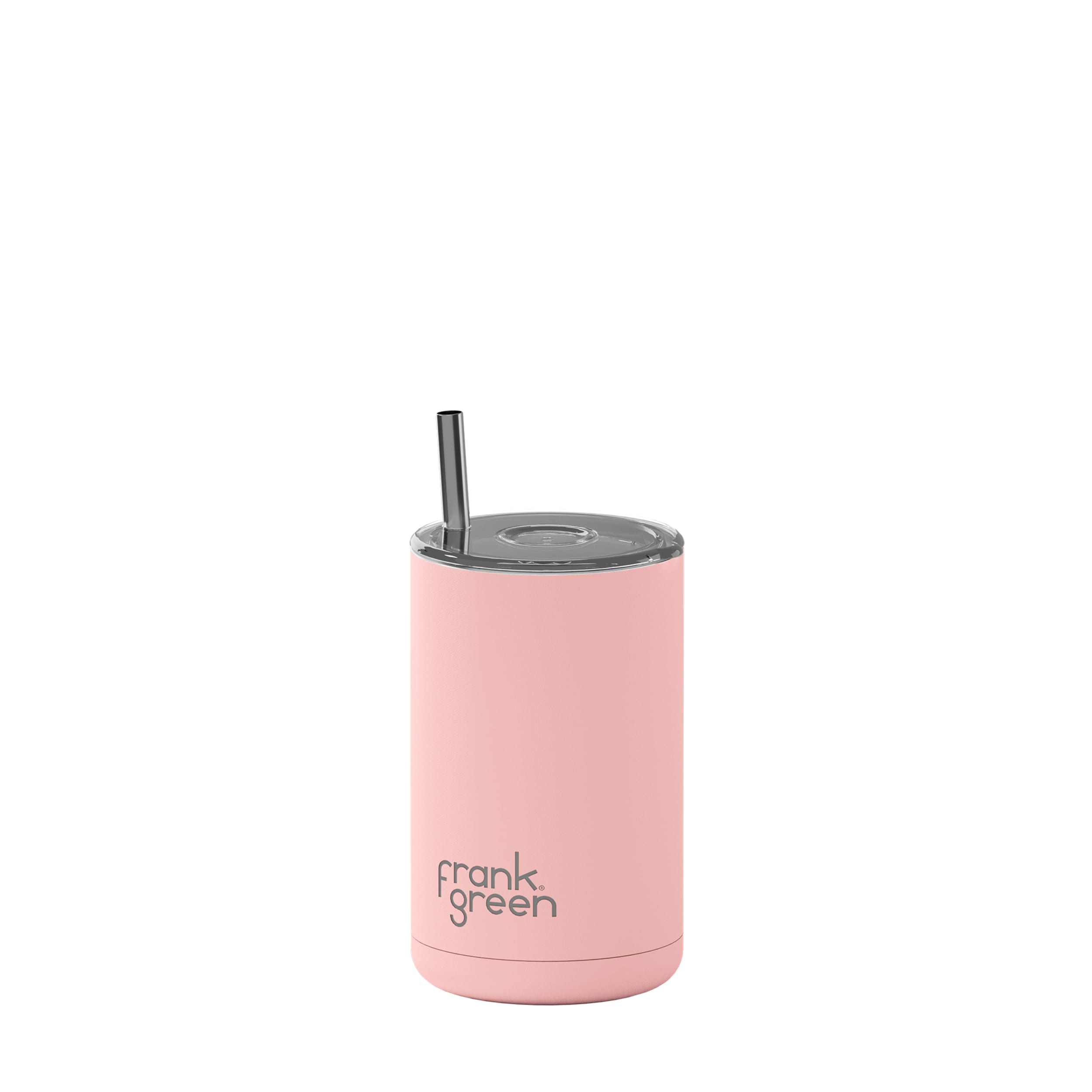frank green 15oz Iced Coffee Cup with Straw - Blushed