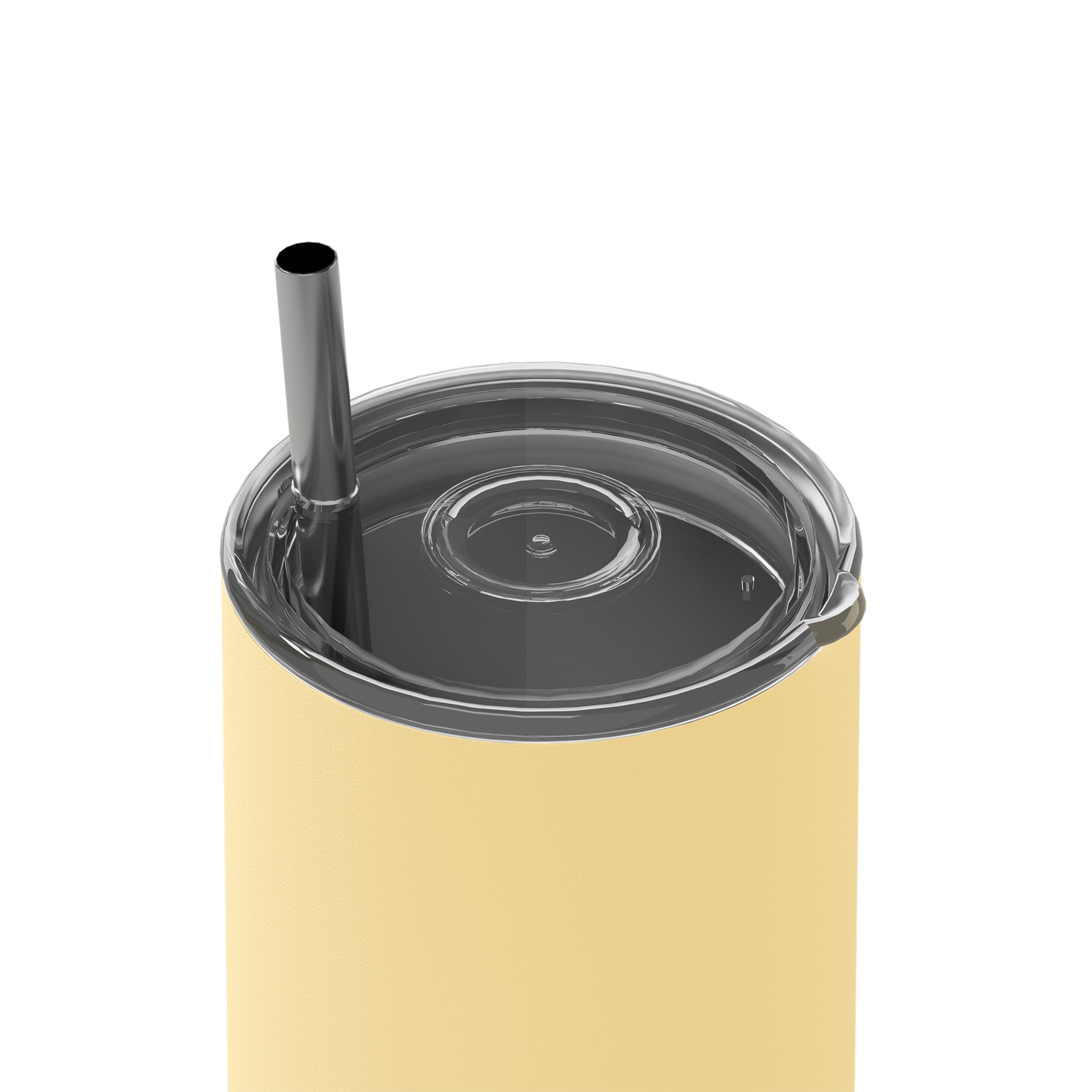 frank green 15oz Iced Coffee Cup with Straw - Buttermilk