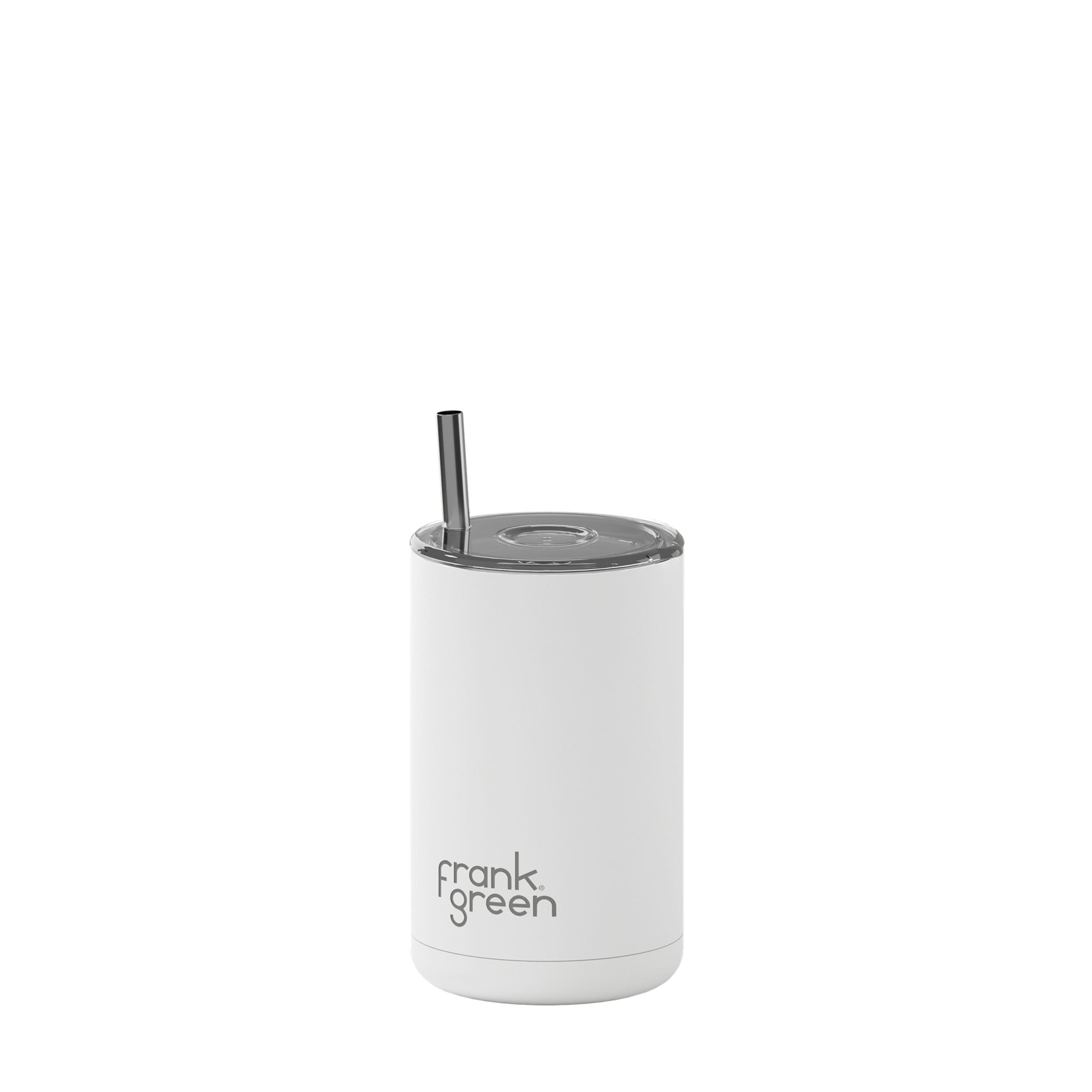 frank green 15oz Iced Coffee Cup with Straw - Cloud
