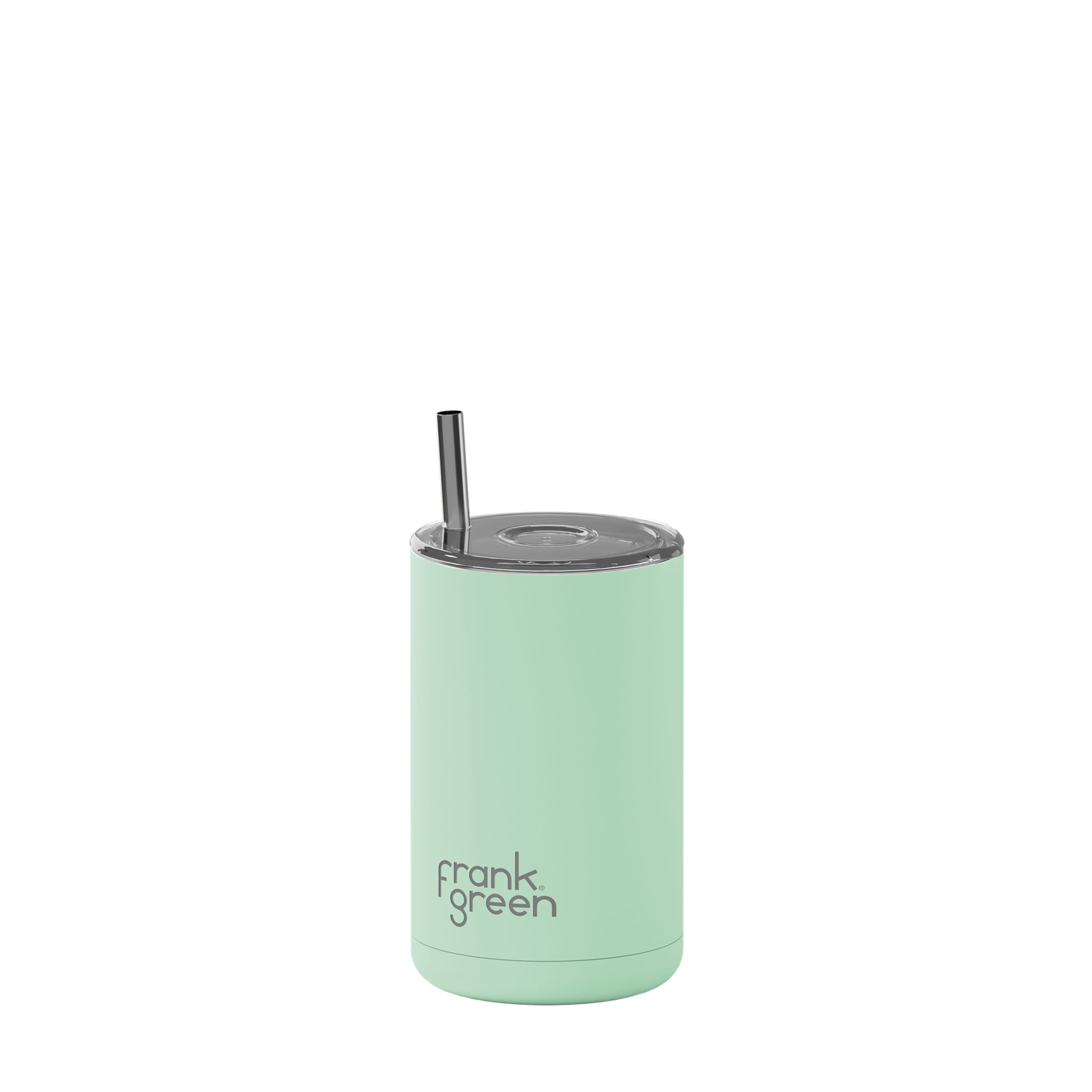 frank green 15oz Iced Coffee Cup with Straw - Mint Gelato