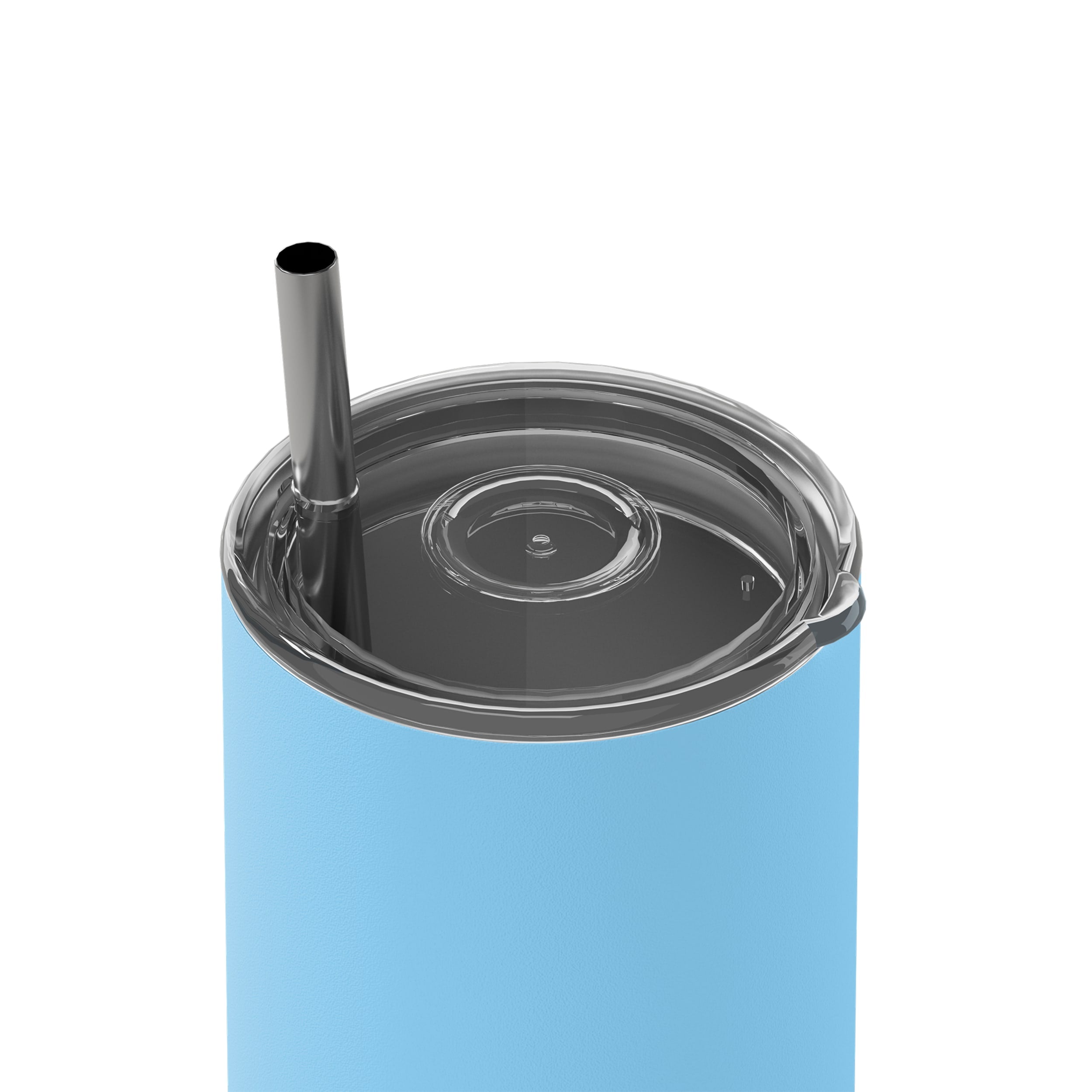 frank green 15oz Iced Coffee Cup with Straw - Sky Blue