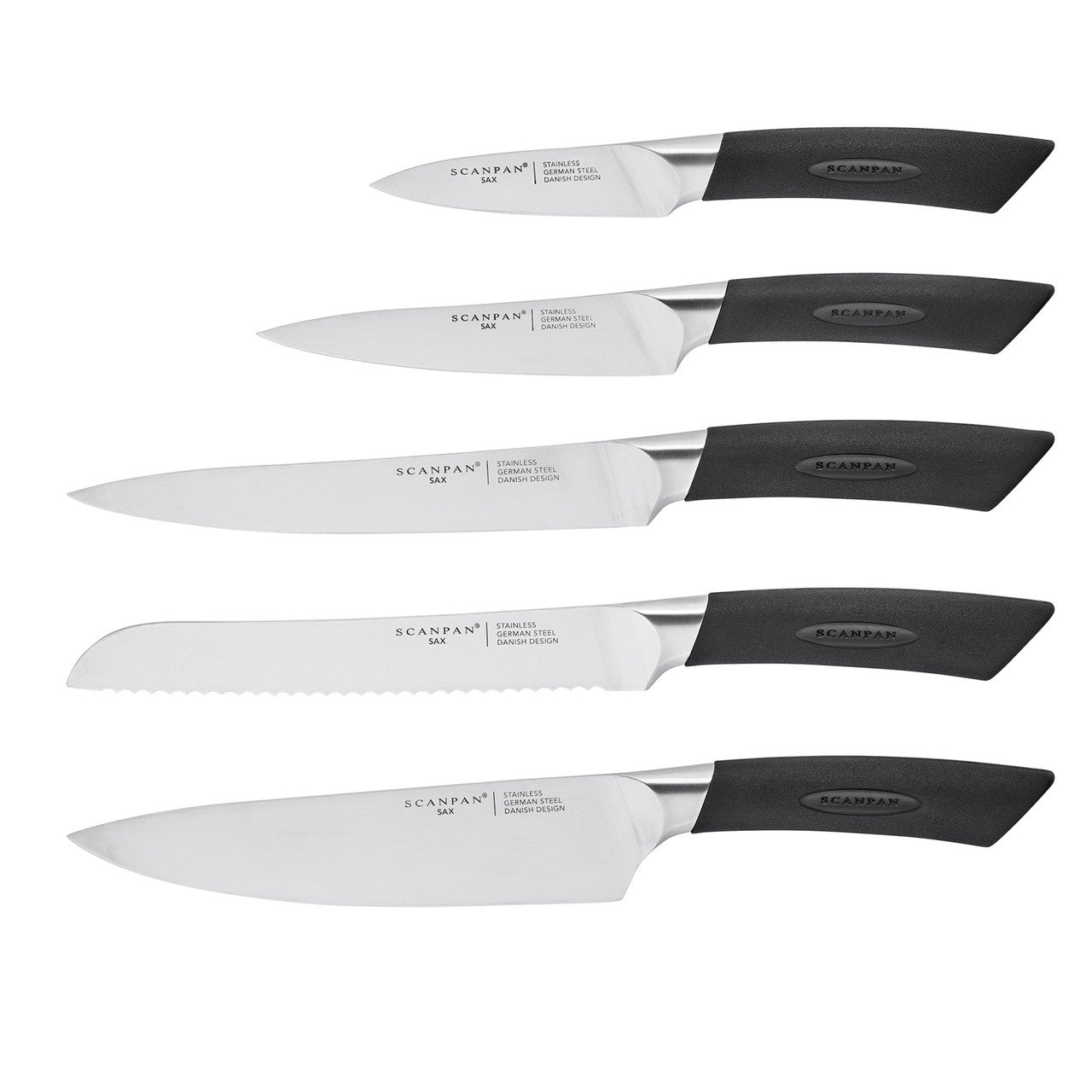 Scanpan Sax Knife Block Set - 6 Piece