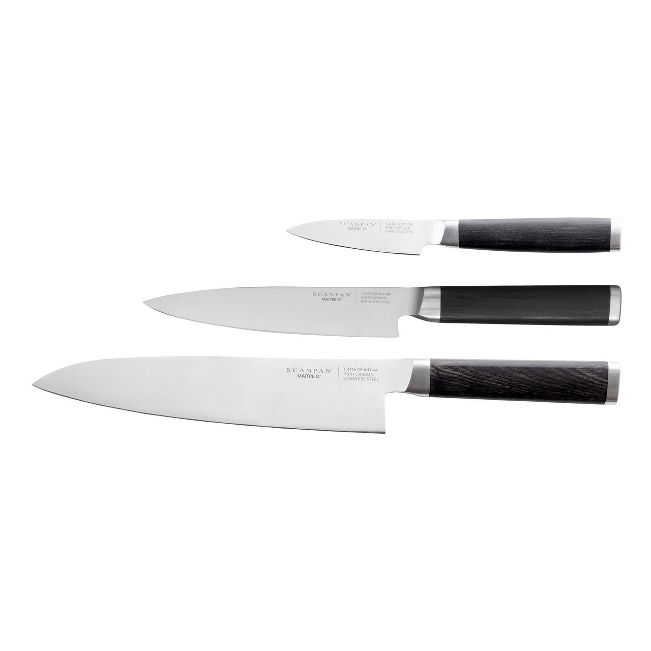 Scanpan Maitre D' 3 Piece Chef Set