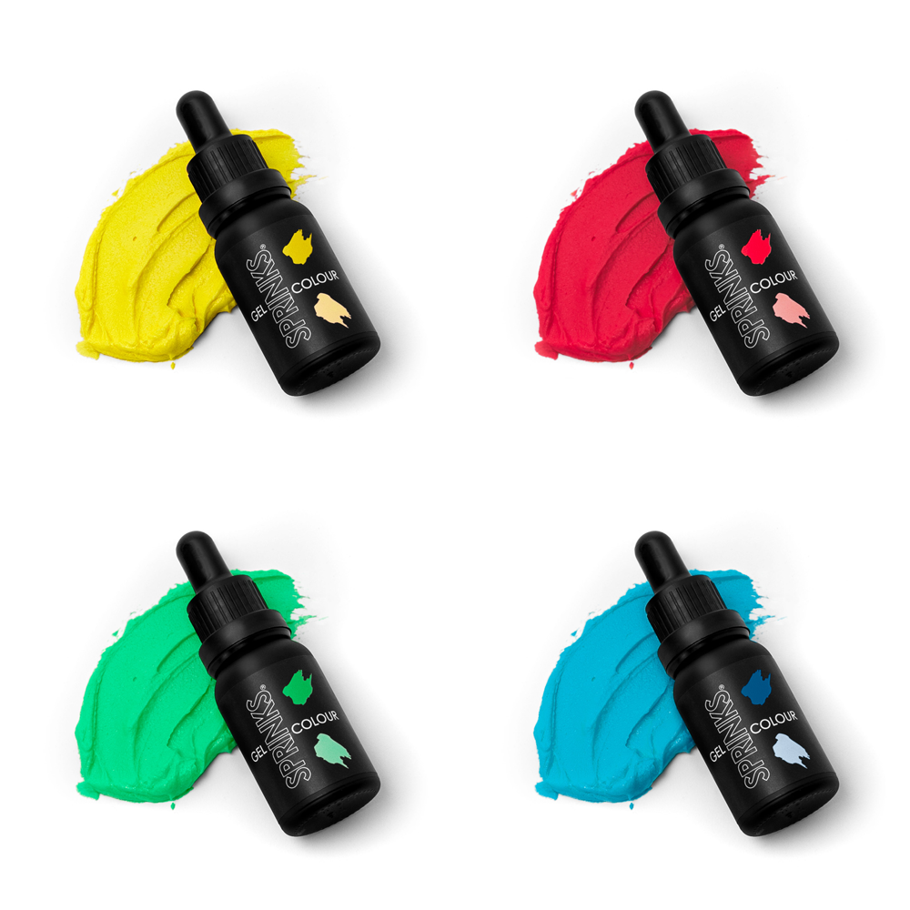 Sprinks Gel Colour 4-Pack Basics Collection