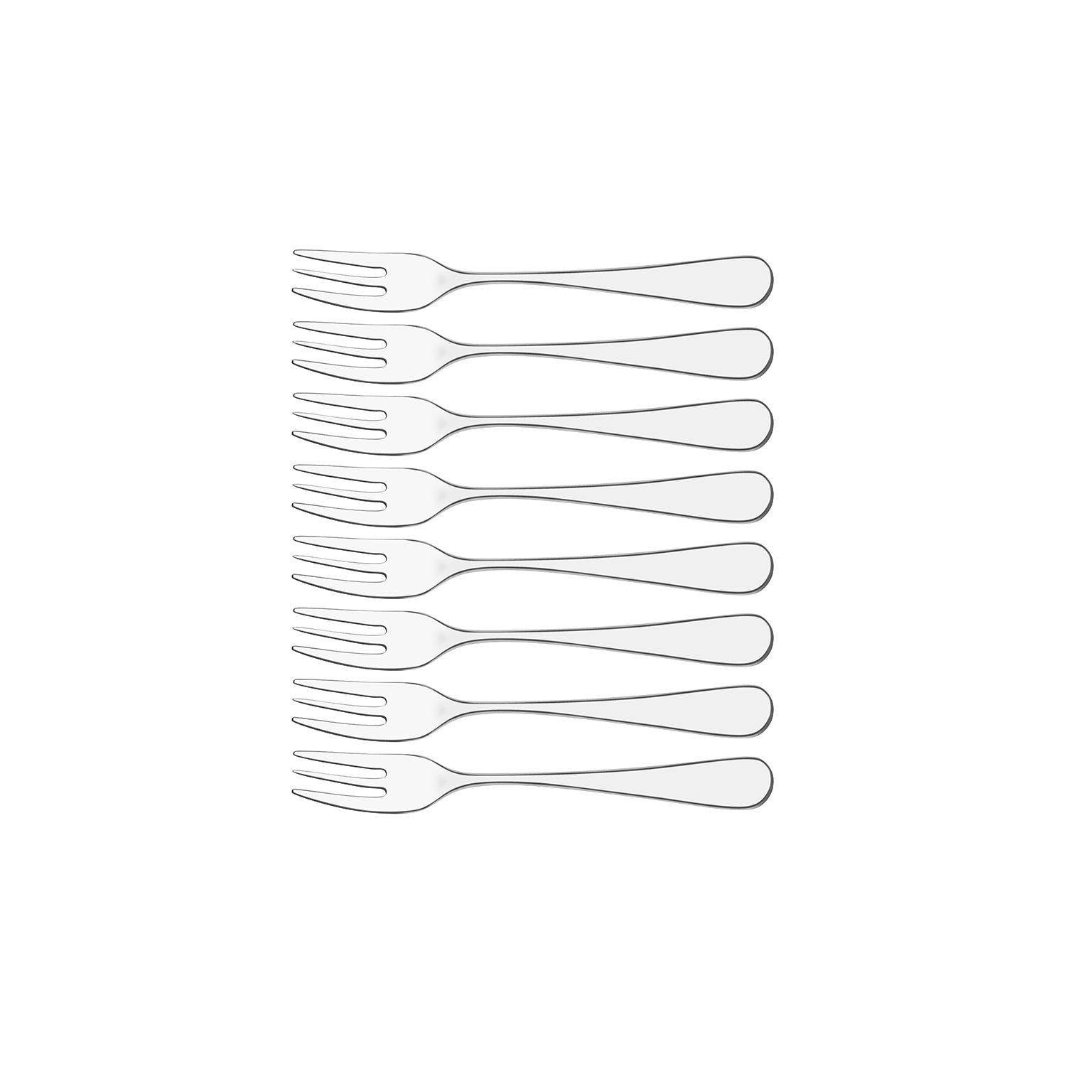 Tablekraft Gable Oyster Fork Set 8pc