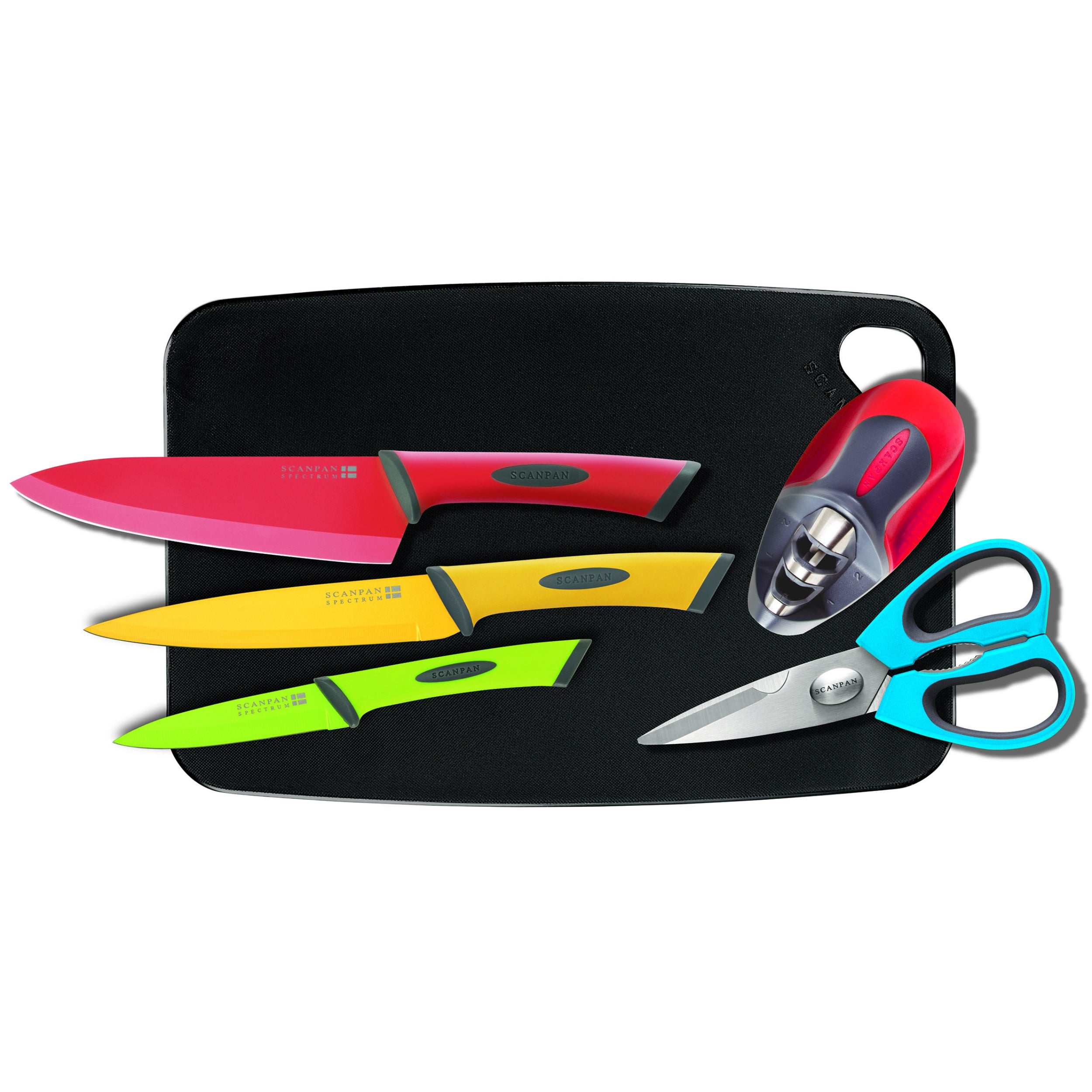 Scanpan Spectrum Kitchen Essentials Set – 6 Piece Multi-Colour