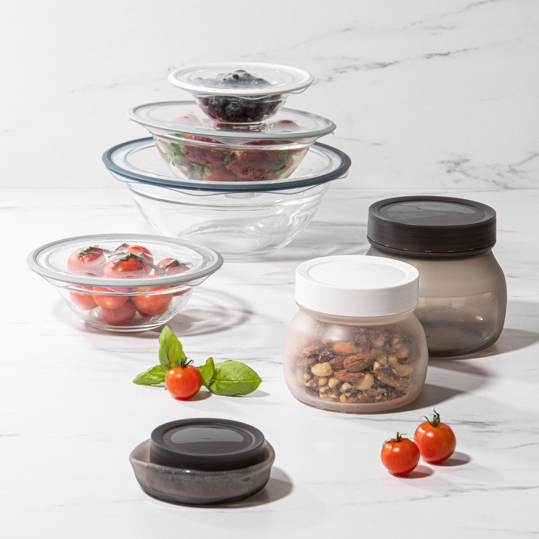 Eco Ladelle Eco Flexi White 2pk Large Jar