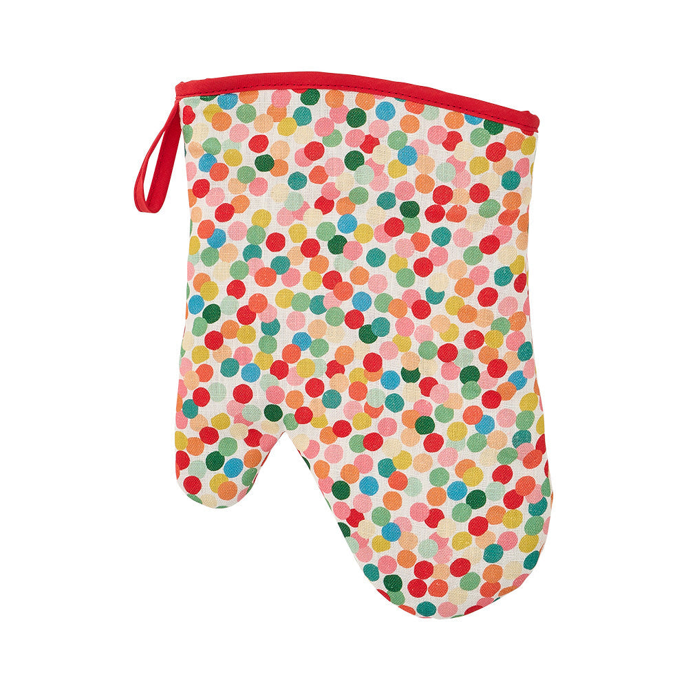 Annabel Trends Linen Oven Mitt Single Confetti