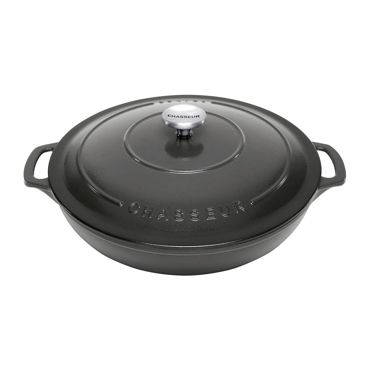 Chasseur Round Casserole 30cm/2.5L - Caviar