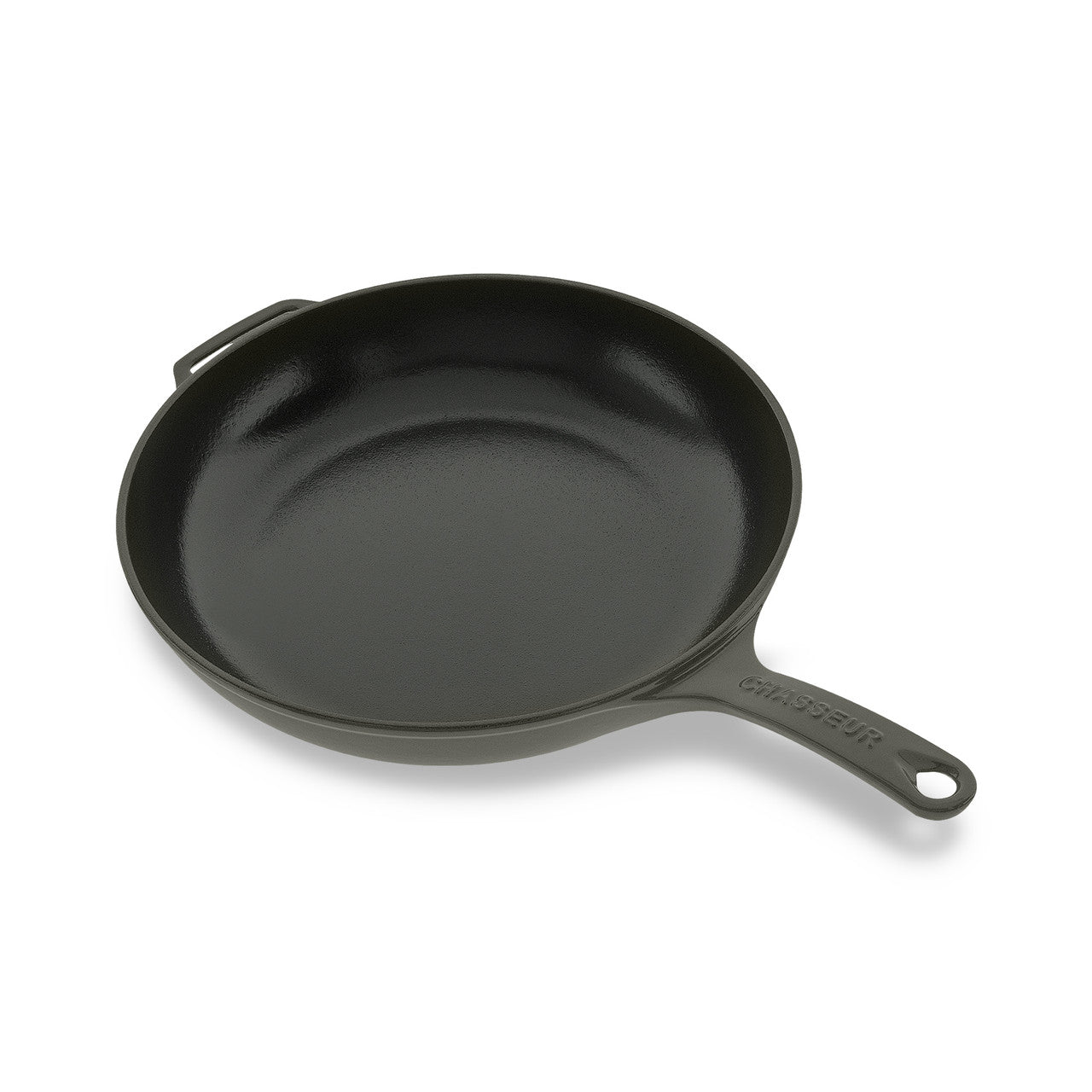 Chasseur Fry Pan 28cm with Cast Handle - Caviar