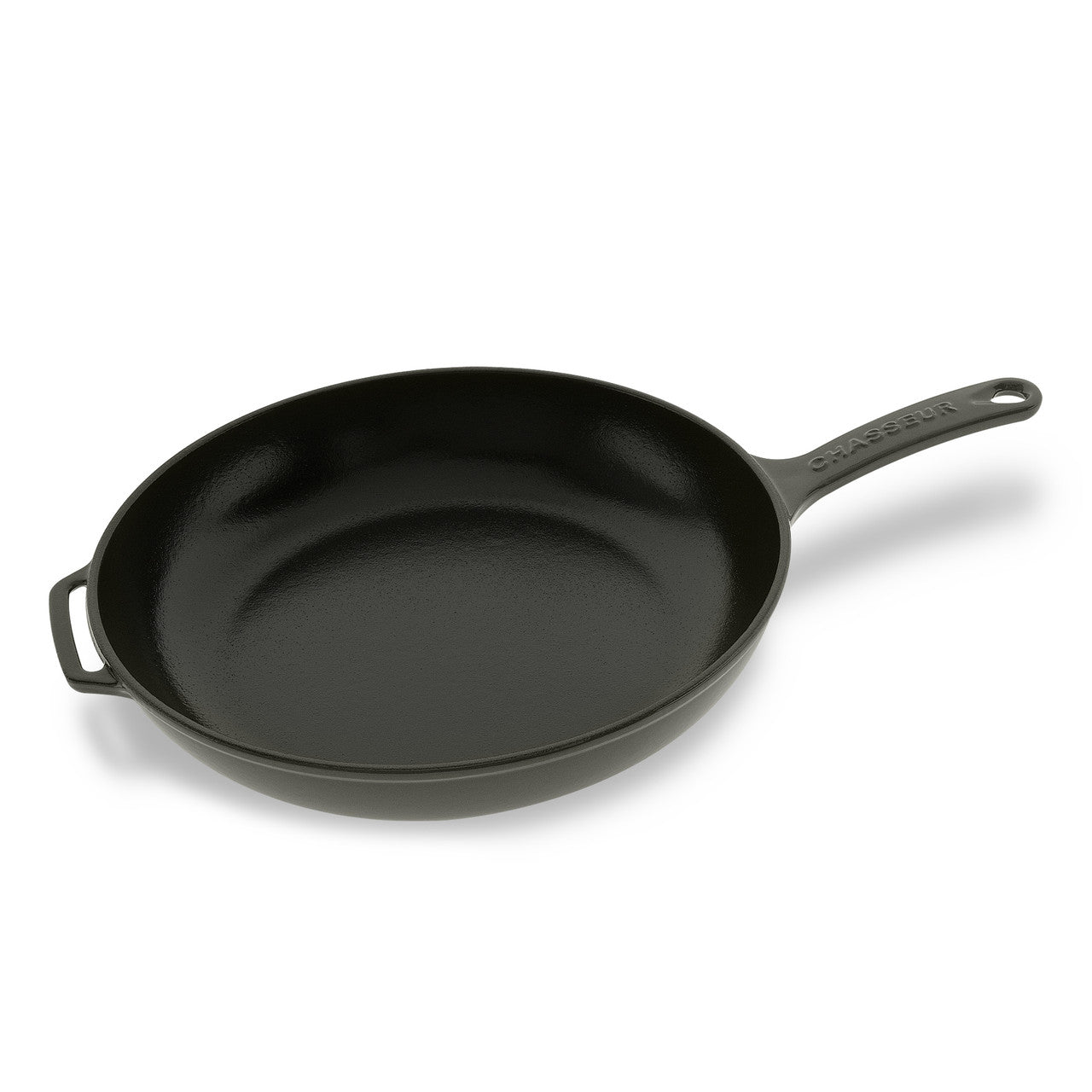 Chasseur Fry Pan 28cm with Cast Handle - Caviar