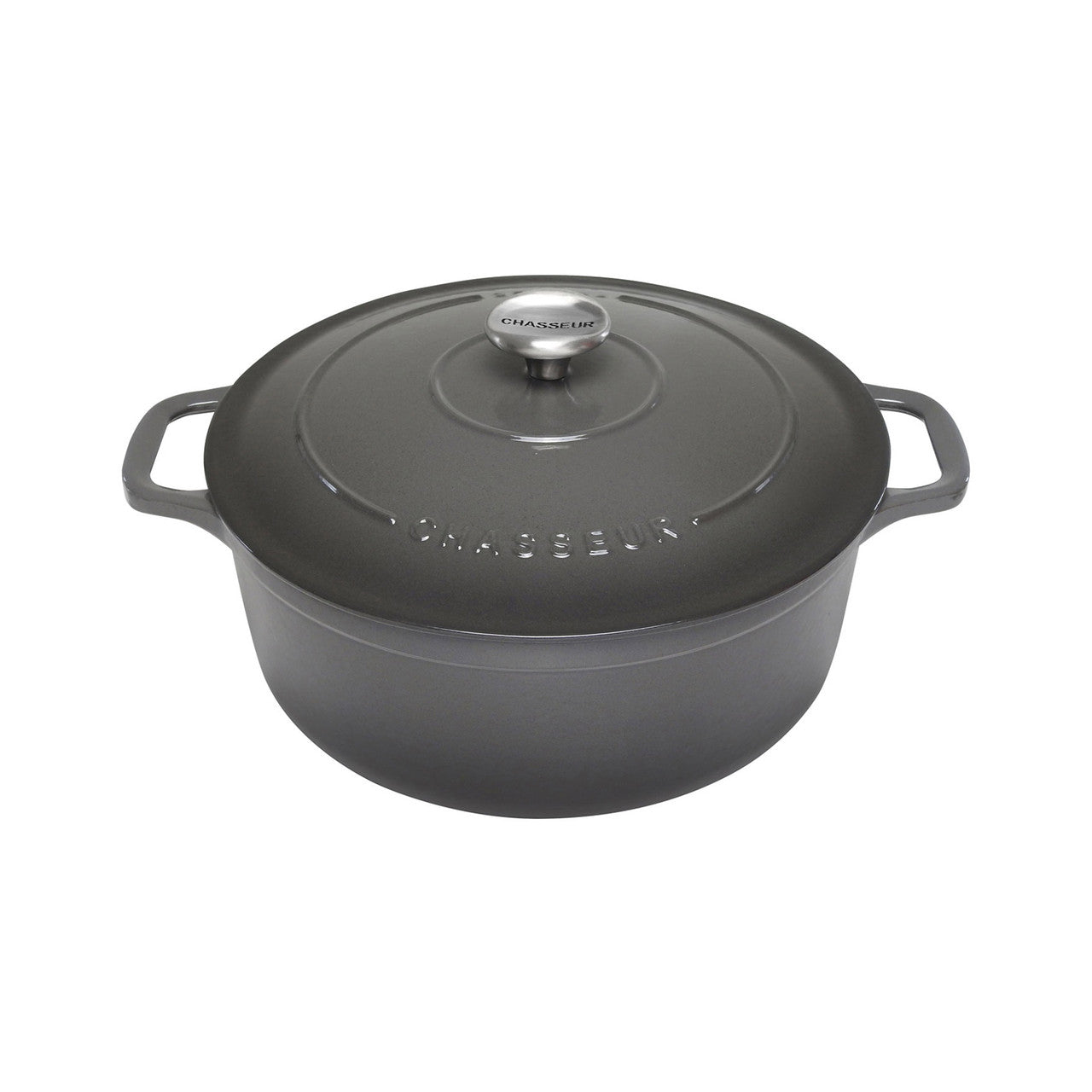 Chasseur Round French Oven - Caviar