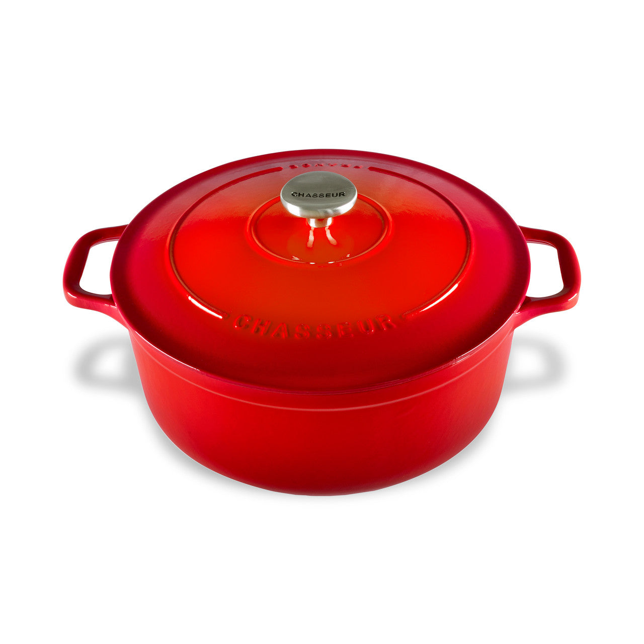 Chasseur Round French Oven - Inferno Red