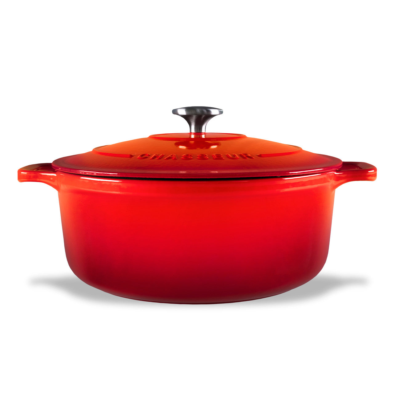 Chasseur Round French Oven - Inferno Red