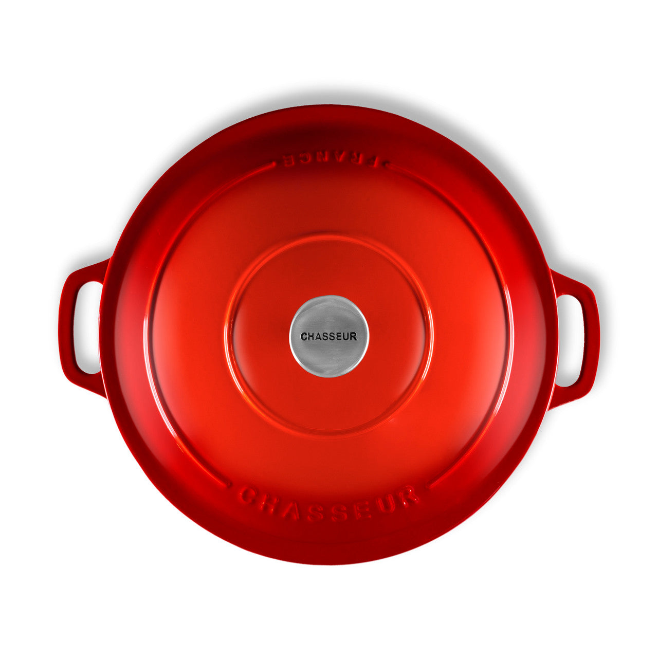 Chasseur Low Round Casserole 30cm/2.5L - Inferno Red