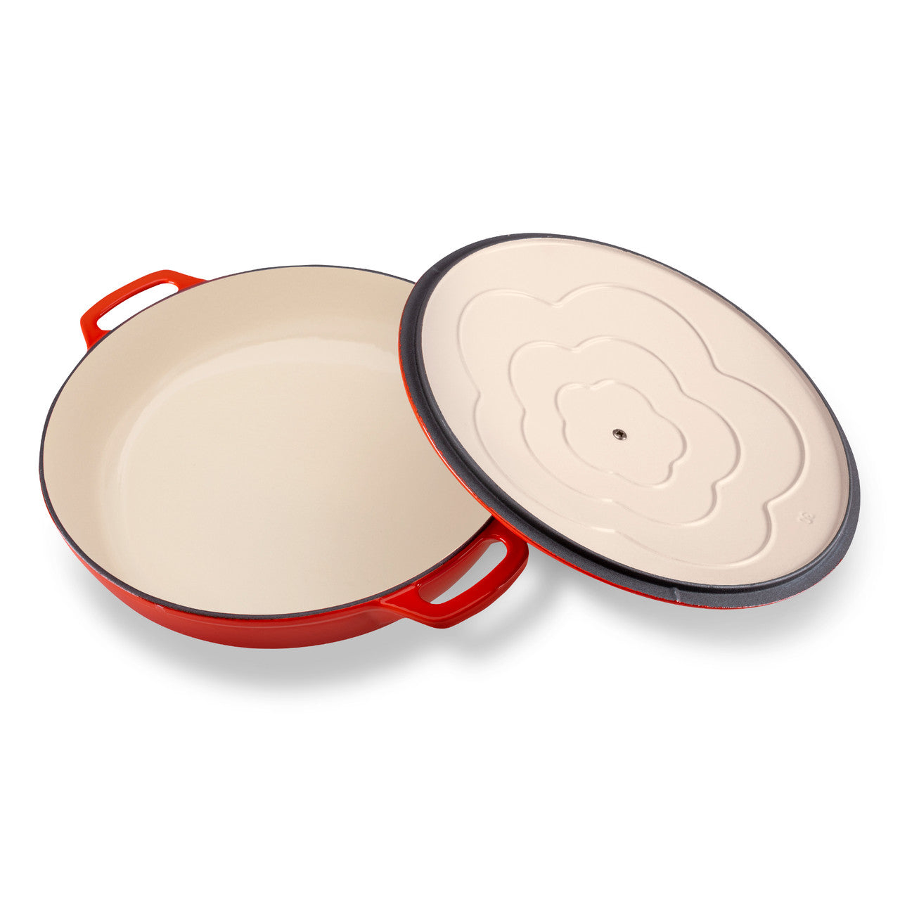 Chasseur Low Round Casserole 30cm/2.5L - Inferno Red
