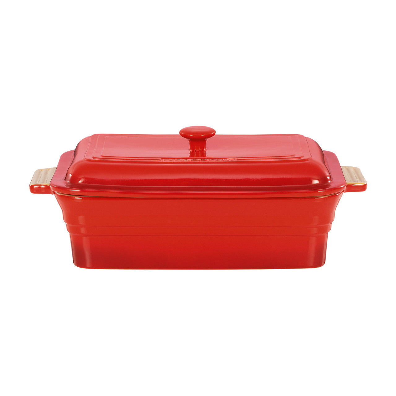 Chasseur La Cuisson Rectangular Baker 40 x 23cm with Lid - Red