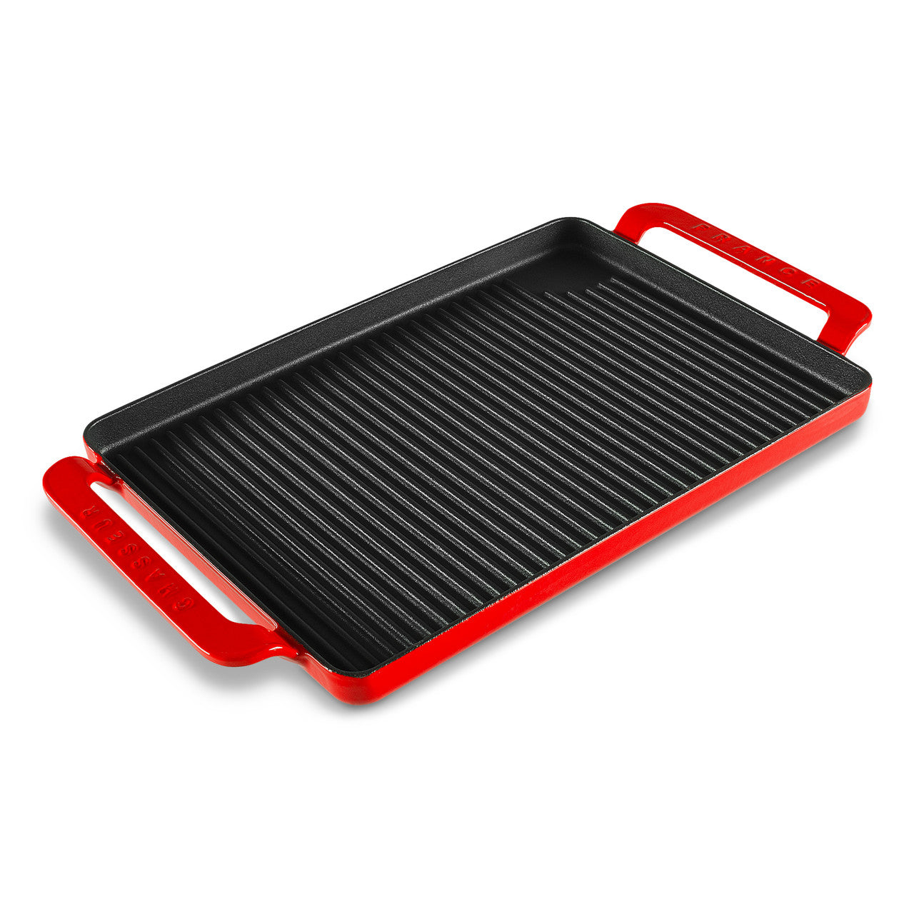 Chasseur Rectangular Grill 42 x 24cm - Inferno Red