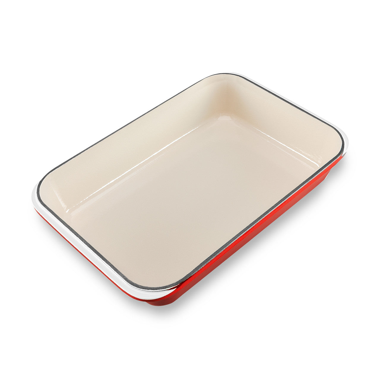 Chasseur Rectangular Roasting Pan 40 x 26cm - Inferno Red