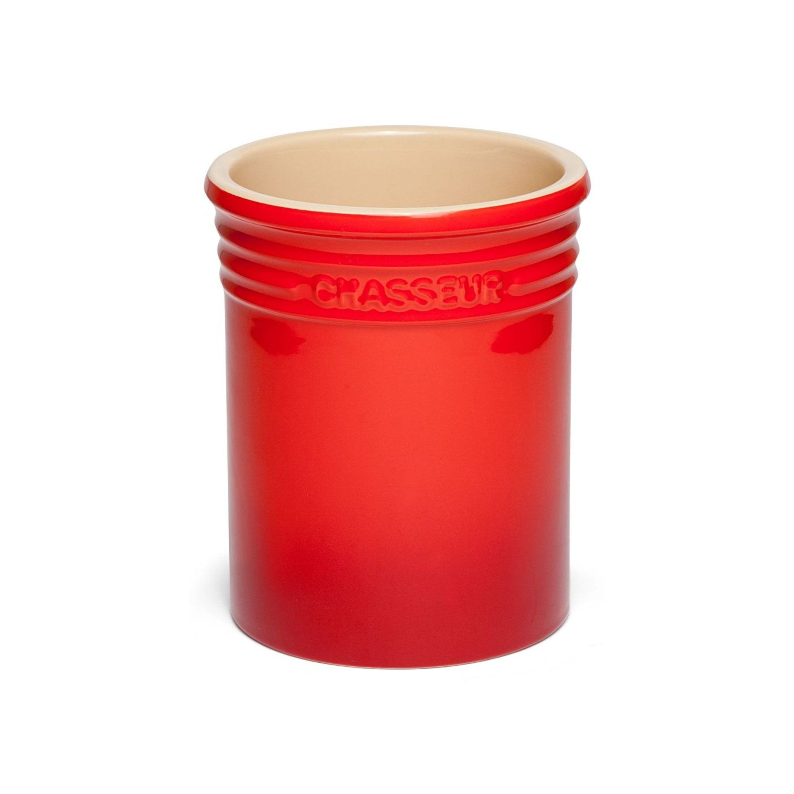 Chasseur La Cuisson Utensil Jar 17 x 14cm/2.2L - Red