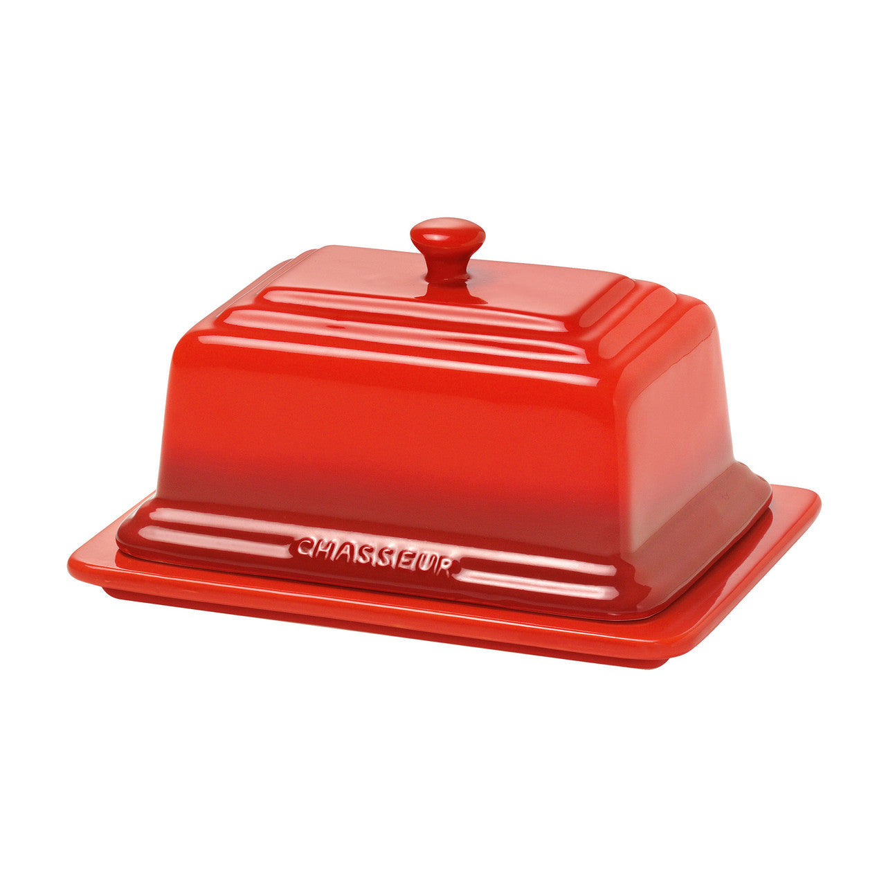 Chasseur La Cuisson Butter Dish - Red