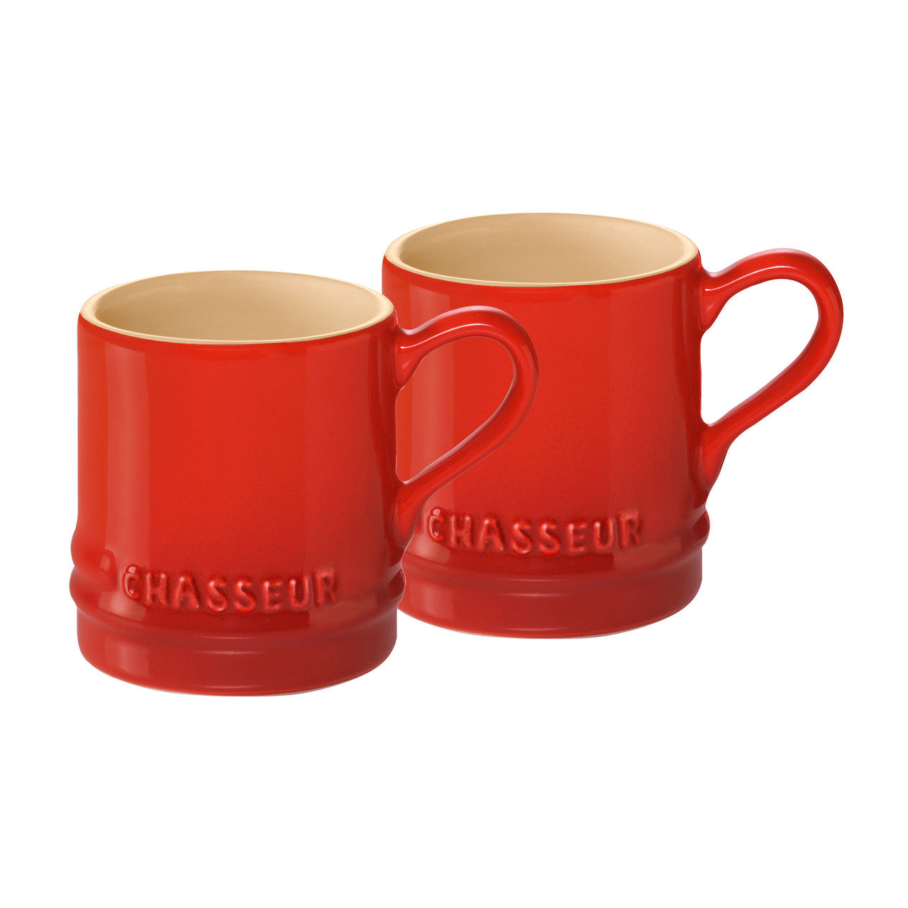 Chasseur La Cuisson Petit Cup Set of 2 - Red