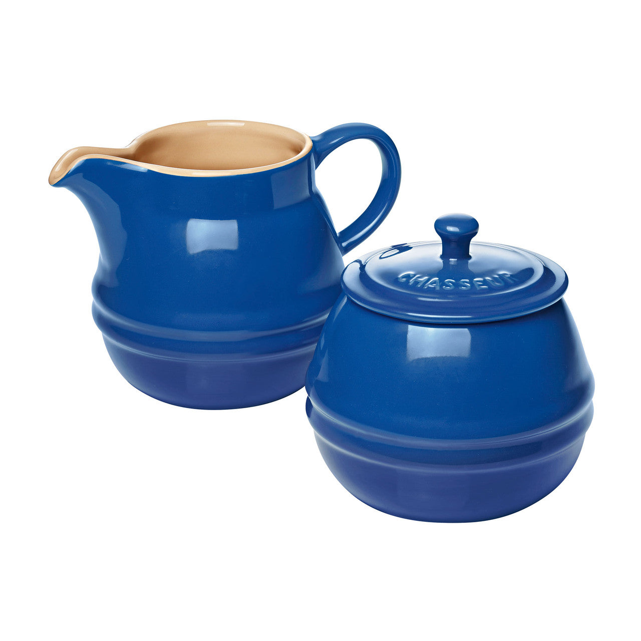Chasseur La Cuisson Sugar and Creamer - Blue