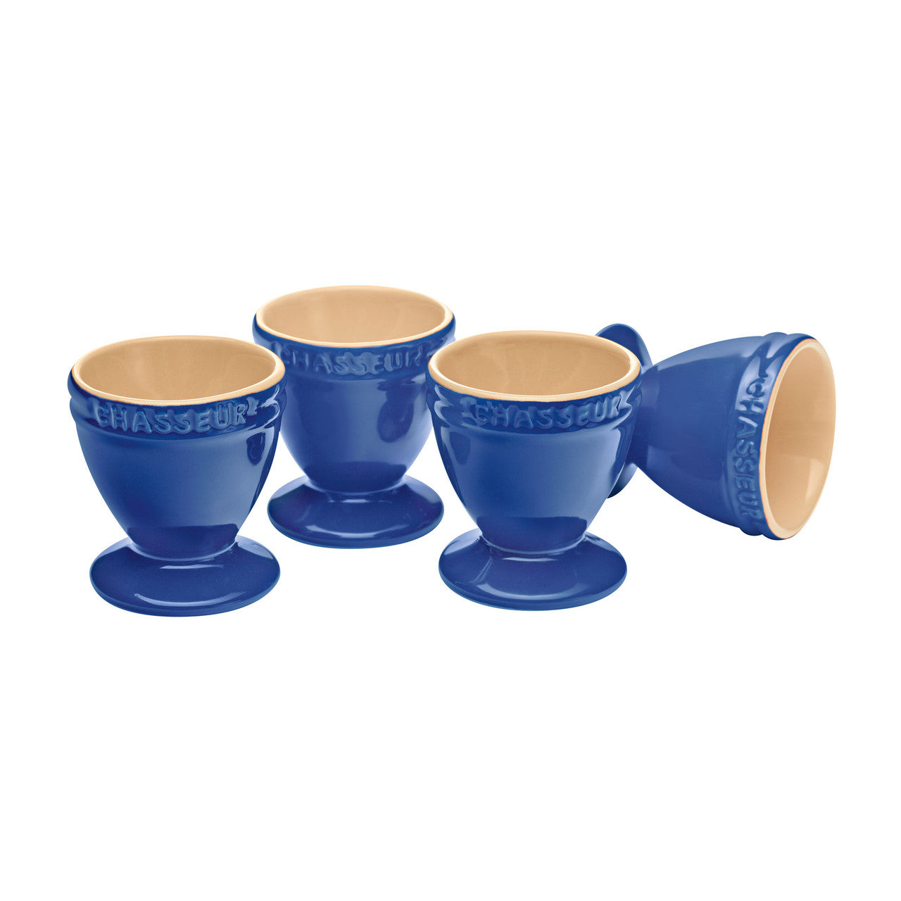 Chasseur La Cuisson Egg Cup Set of 4 - Blue