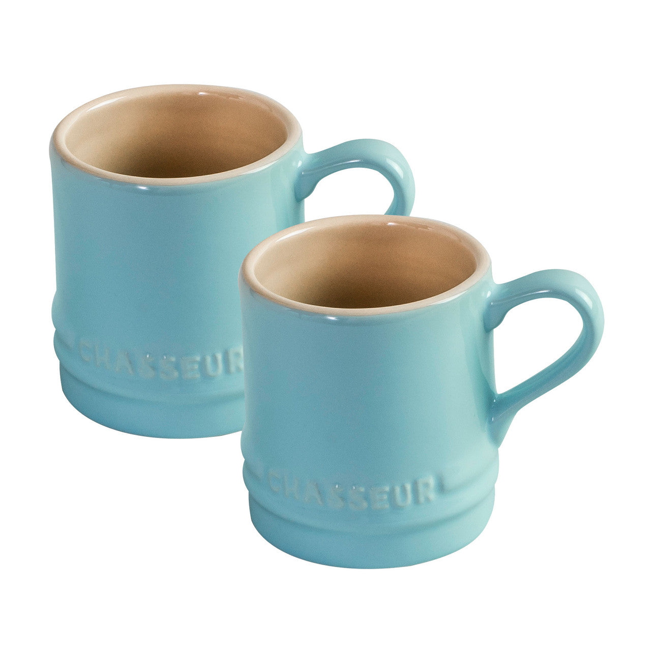 Chasseur La Cuisson Petit Cup Set of 2 - Duck Egg Blue