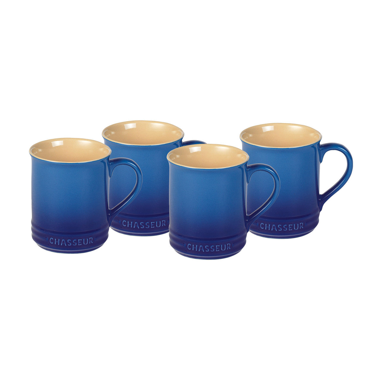 Chasseur La Cuisson Mug 350ml Set of 4 - Blue