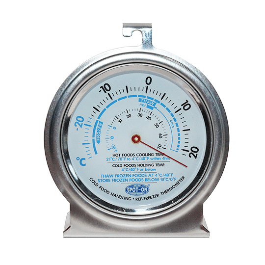 KH Spot On Fridge Dial Thermometer -30C° To 21C°