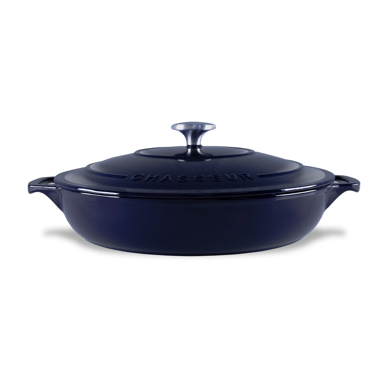 Chasseur Low Round Casserole 30cm/2.5L - French Blue
