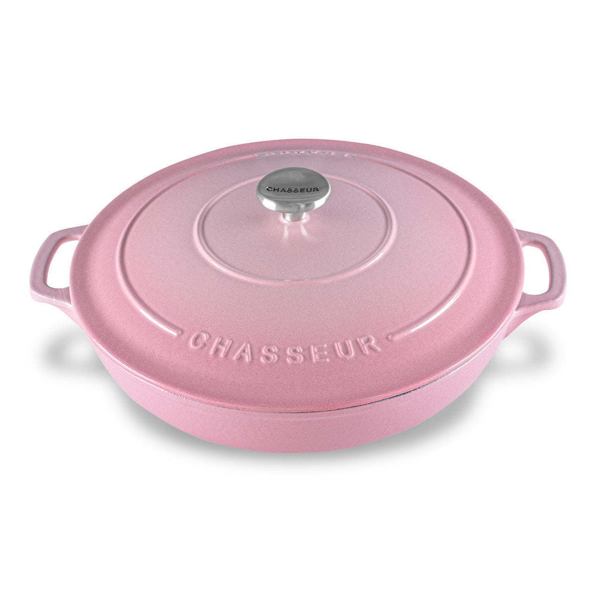 Chasseur Low Round Casserole 30cm/2.5L - Cherry Bloss - Cherry Blossom