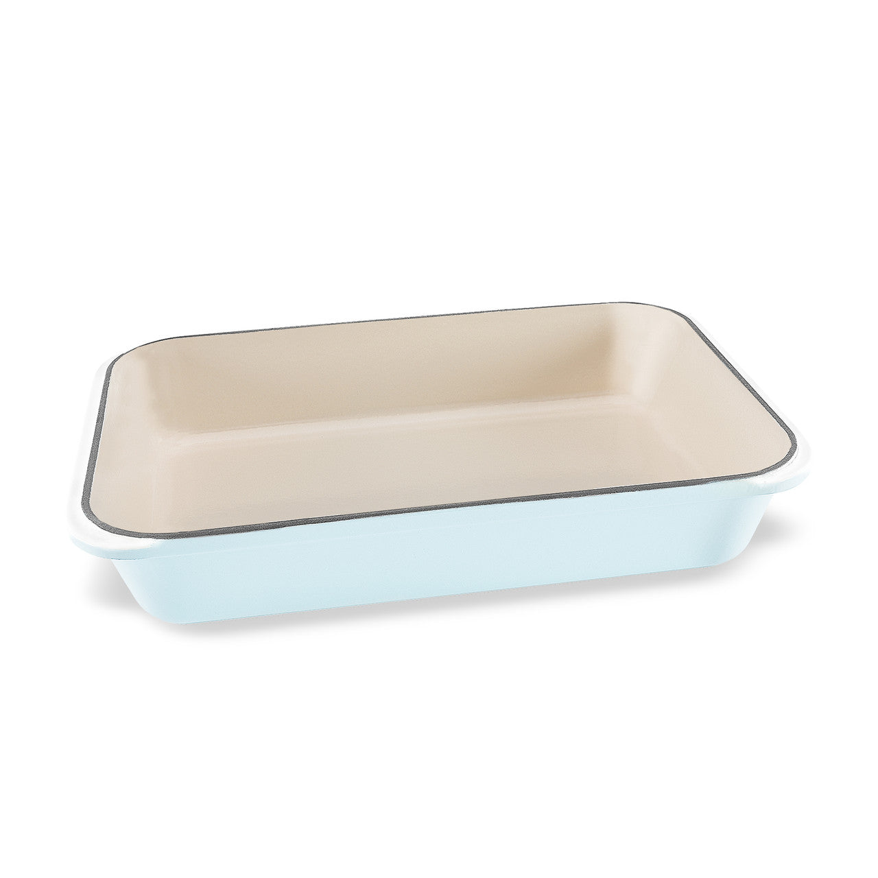 Chasseur Rectangular Roasting Pan 40 x 26cm - Duck Egg Blue