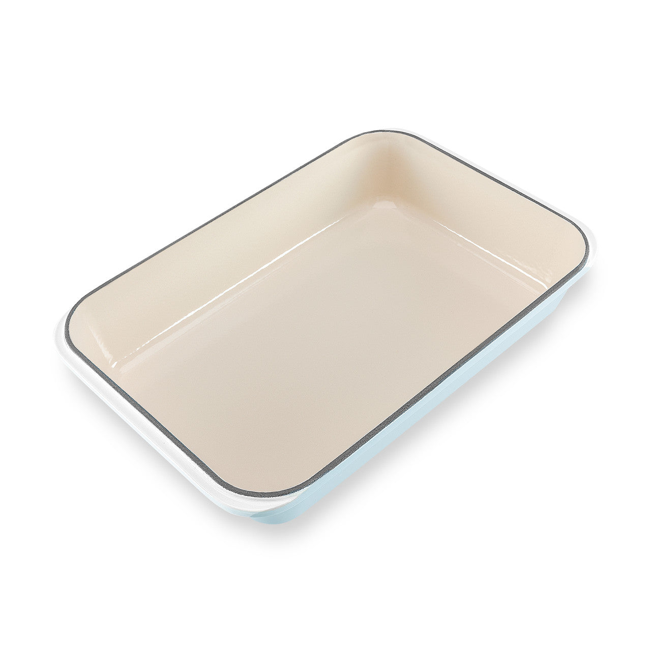 Chasseur Rectangular Roasting Pan 40 x 26cm - Duck Egg Blue