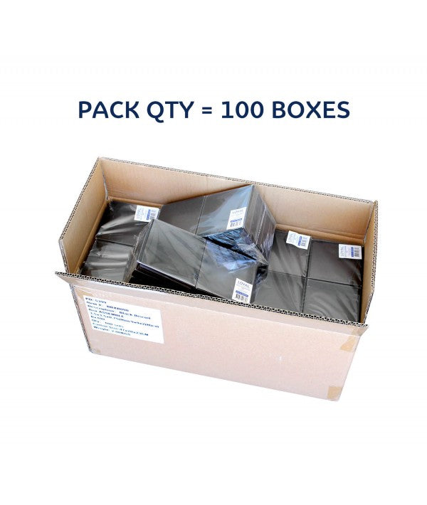 LOYAL Biscuit Box Black 3.5 x 3.5 x 0.75 Inch