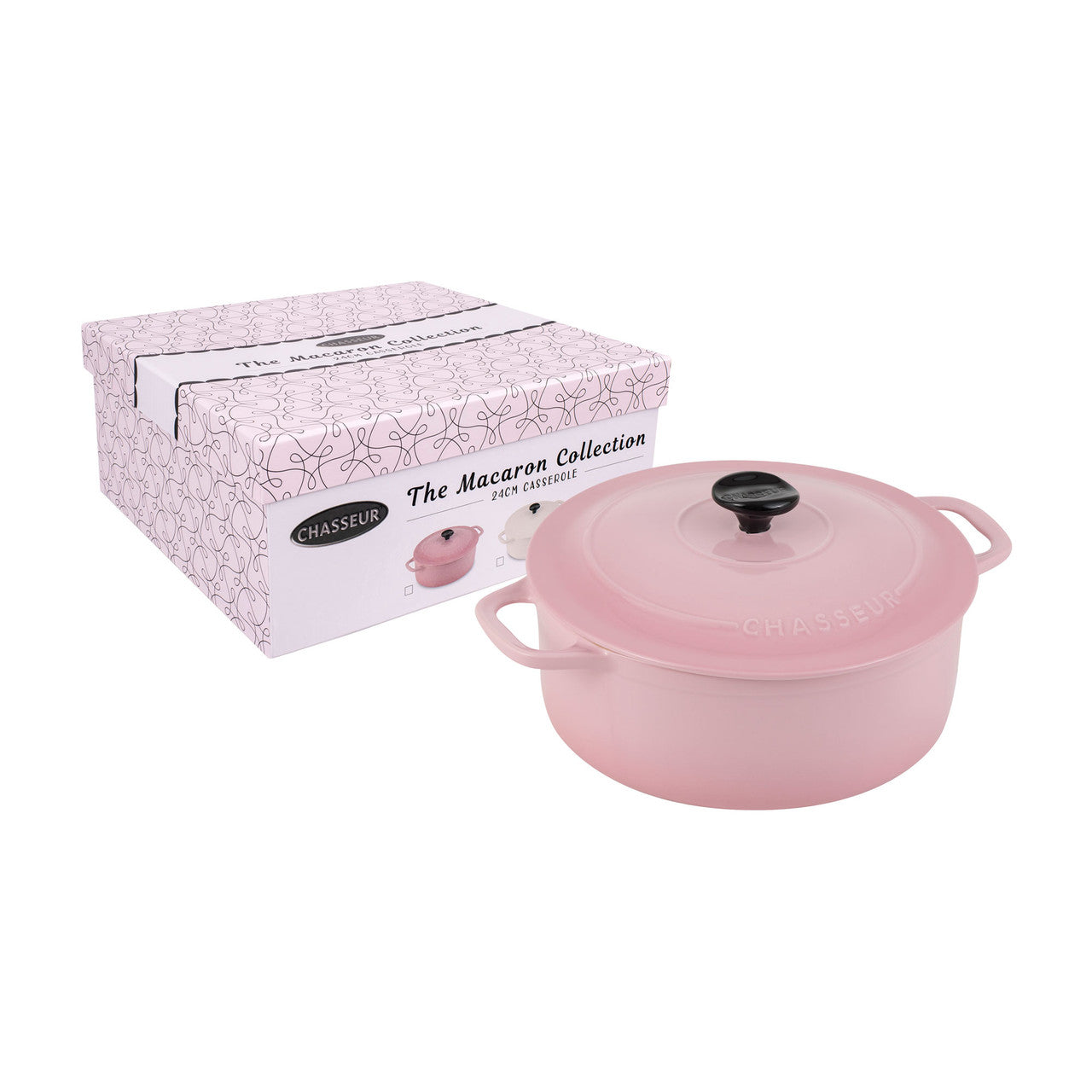 Chasseur Macaron 24cm Casserole - Cherry Blossom