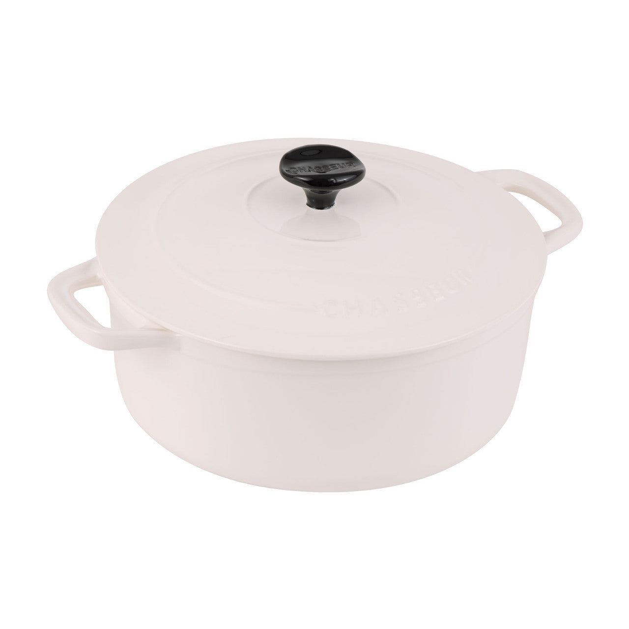 Chasseur Macaron 24cm Casserole - Antique Cream