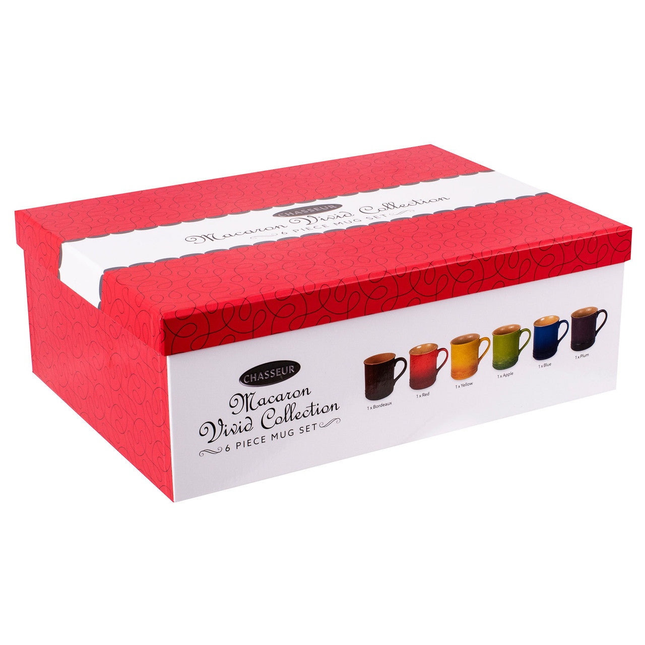 Chasseur Macaron Mug Set of 6 - Vivid