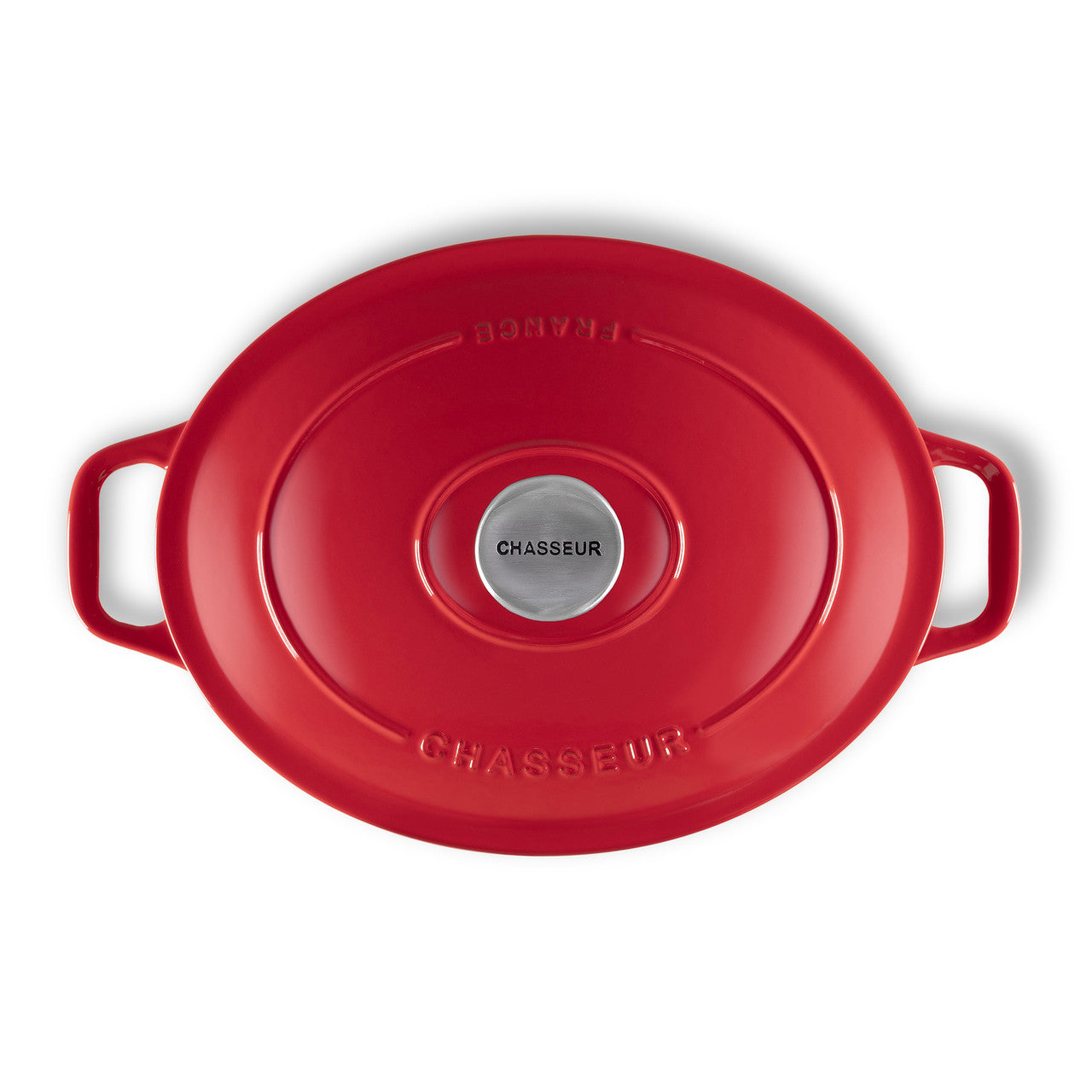 Chasseur Oval French Oven 27cm/3.6L - Red